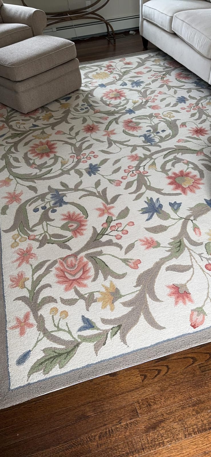 SAFAVIEH Chelsea Wool Area Rug 6'x9', Traditional Ivory HK248A customer photo 2