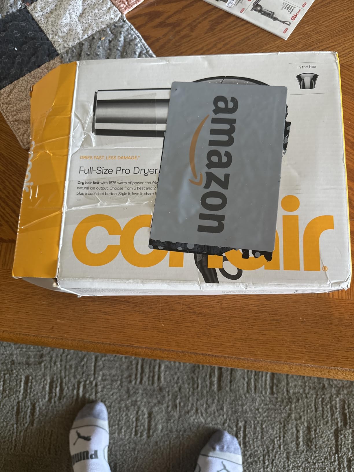Conair Ionic Hair Dryer with Concentrator Attachment, 1875W, Full Size customer photo 2