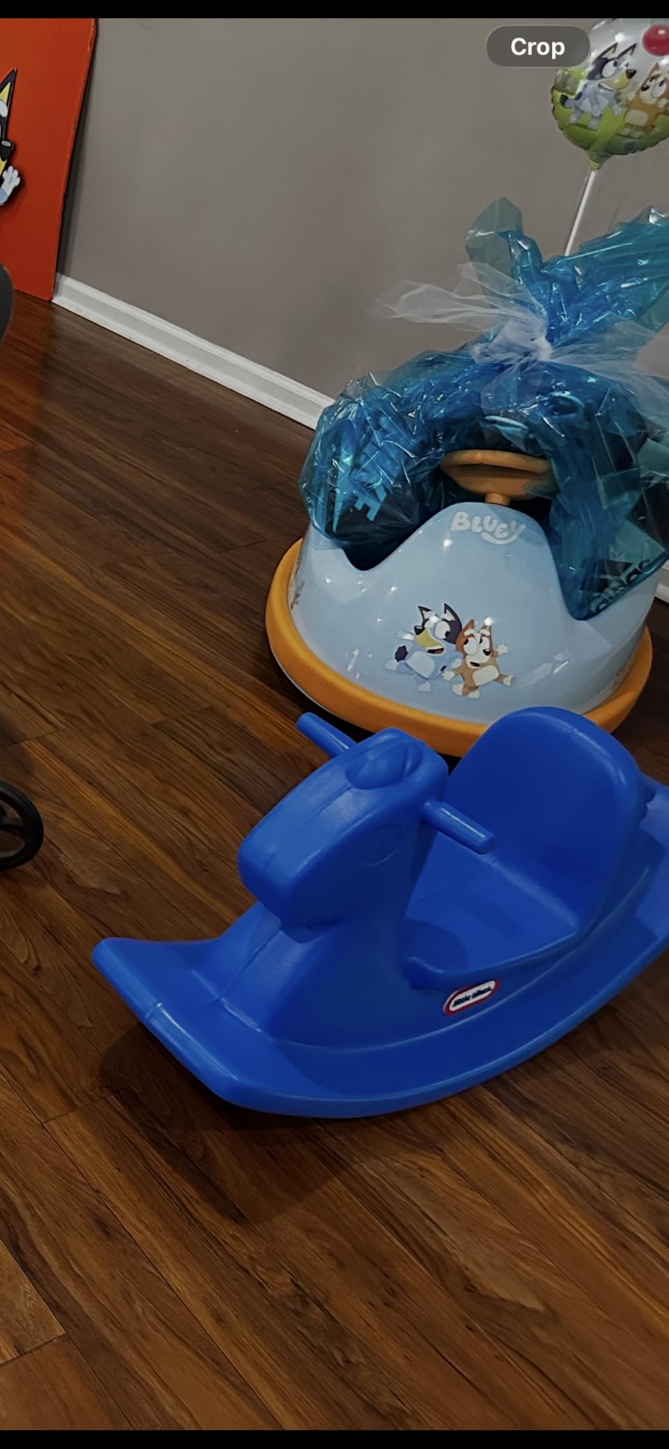 Little Tikes Rocking Horse Blue, 33.00 L x 10.00 W x 17.50 H Inches customer photo 1