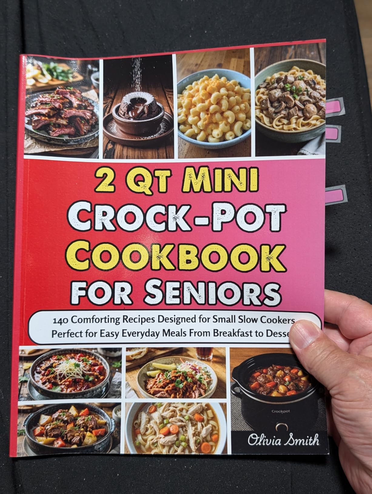 Crock-Pot 2-Quart Manual Slow Cooker, Feeds 2+ People, Great for Small Meals, Dips, & Sides; Removable Stoneware is Oven & Dishwasher-Safe, Black customer photo 1
