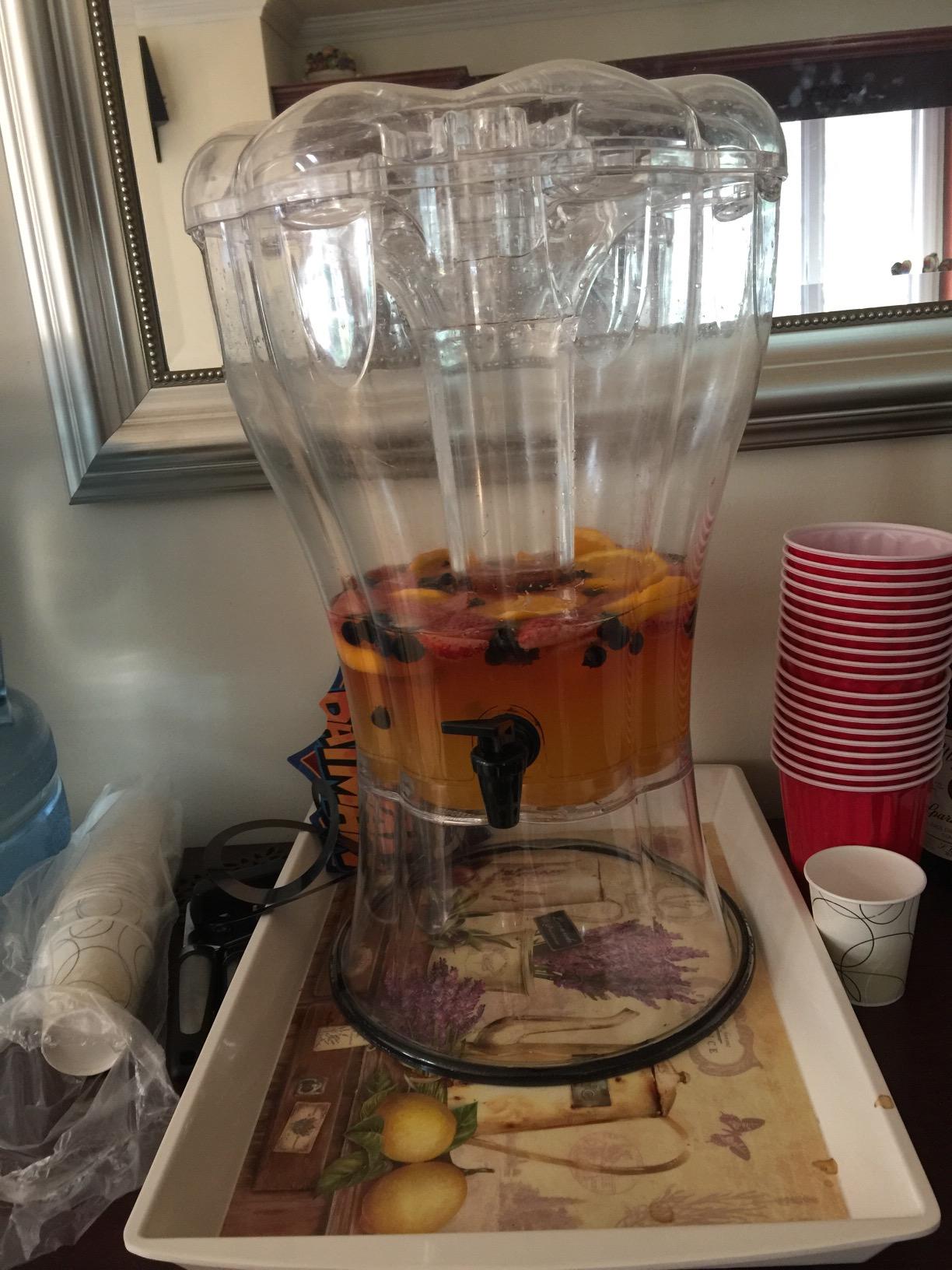 Buddeez 3.5 Gallon Beverage Dispenser with Stand, Spigot and Ice Cone customer photo 1