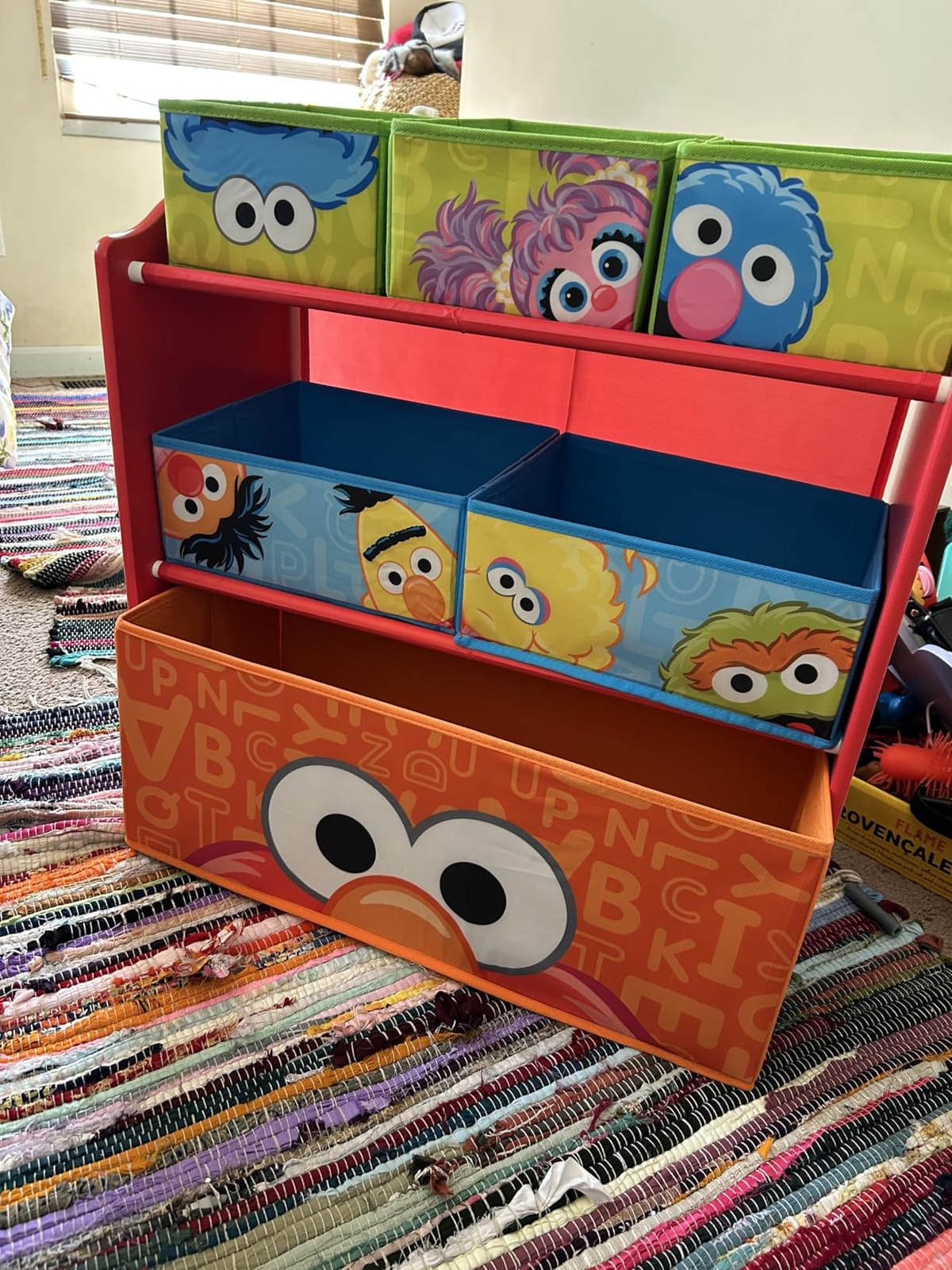Sesame Street 6 Bin Design and Store Toy Organizer by Delta Children customer photo 2