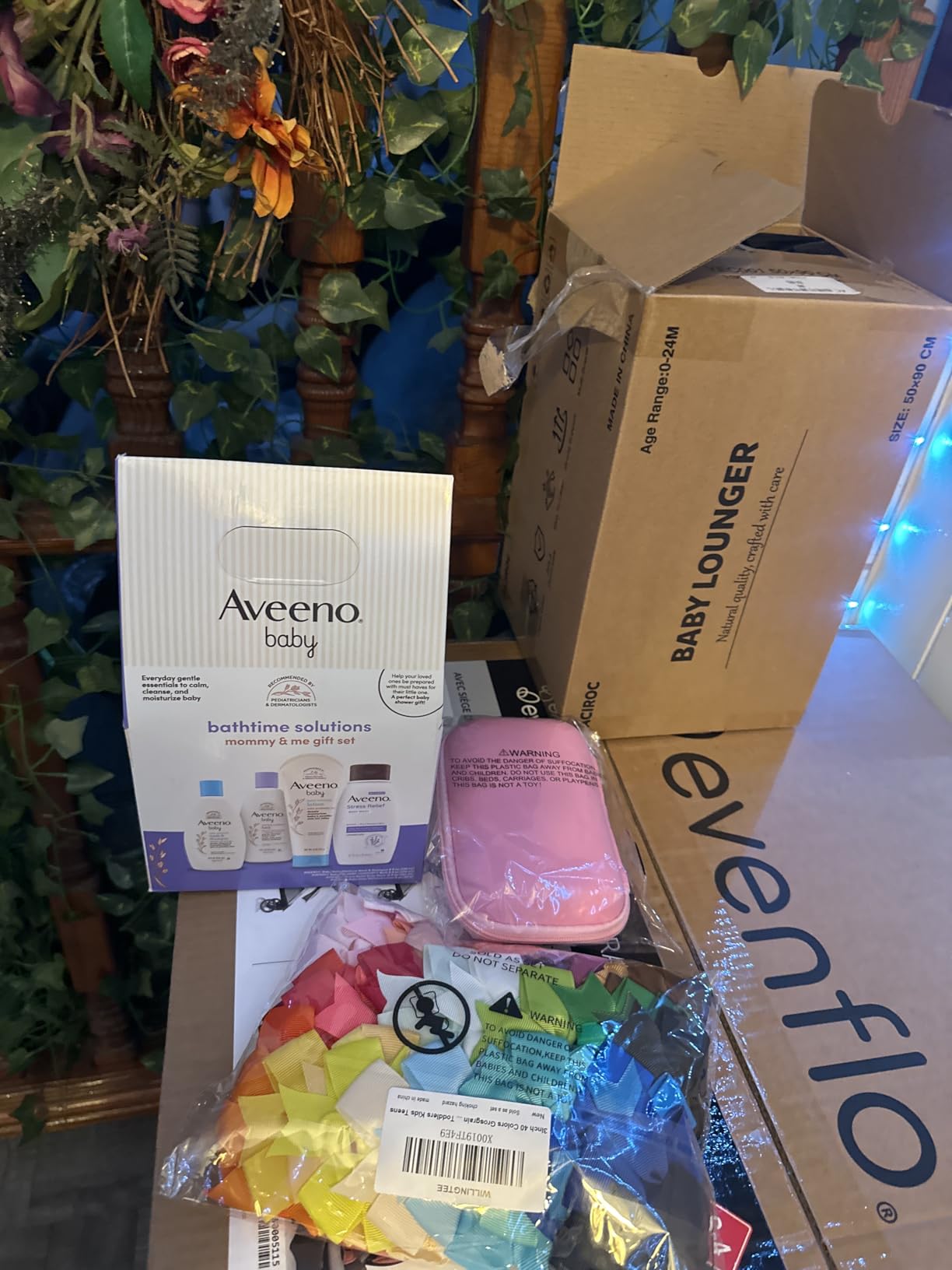Aveeno Baby Bathtime Solutions Mommy & Me Gift Set, 4 Items customer photo 1