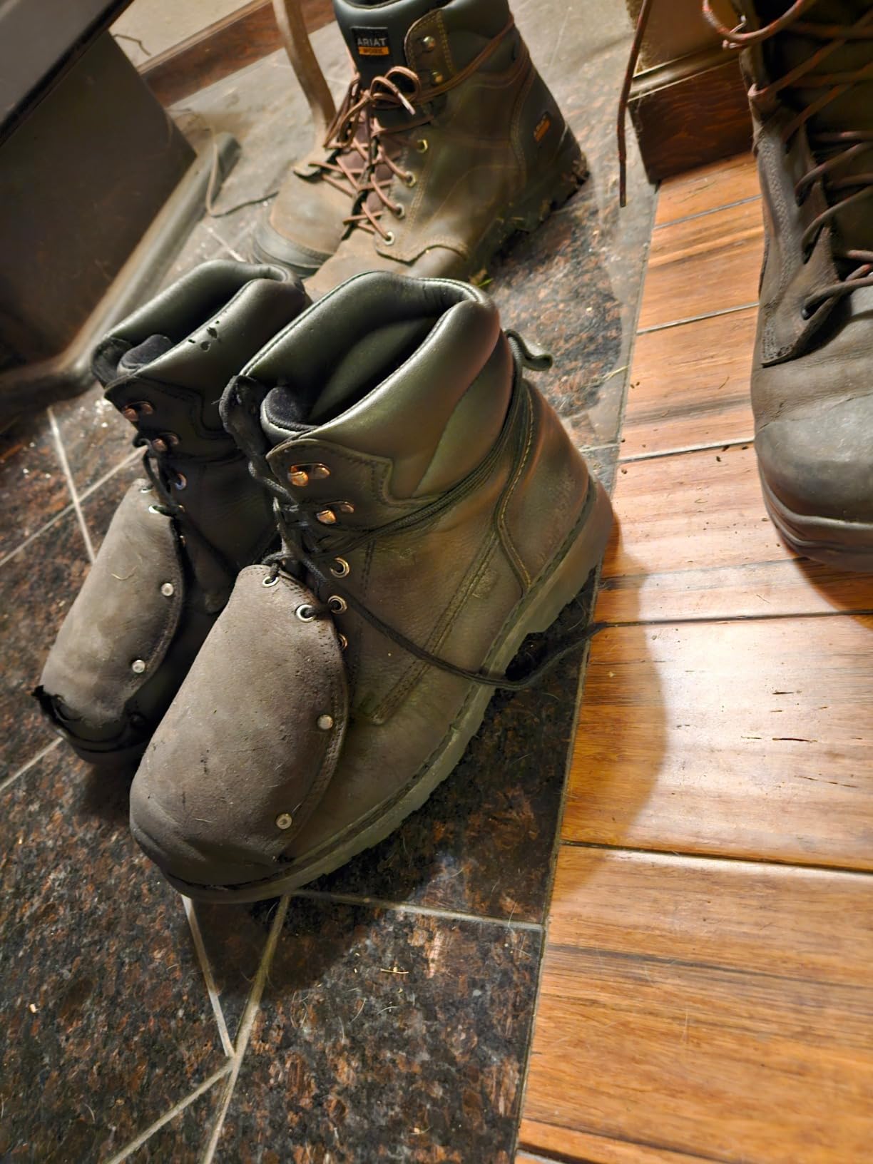 Iron Age Mens Groundbreaker 6 Inch Electrical Hazard Steel Toe Work/Duty - Black customer photo 1