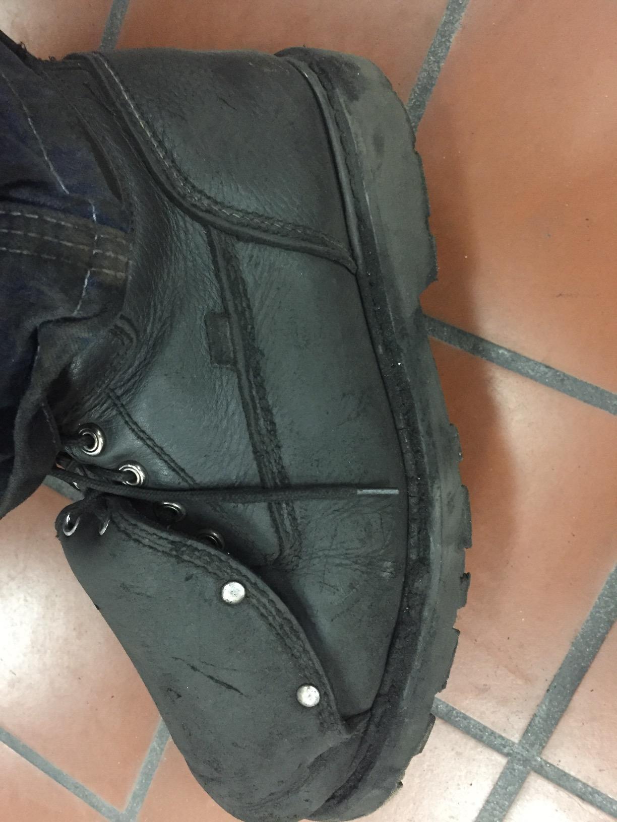 Iron Age Mens Groundbreaker 6 Inch Electrical Hazard Steel Toe Work/Duty - Black customer photo 2