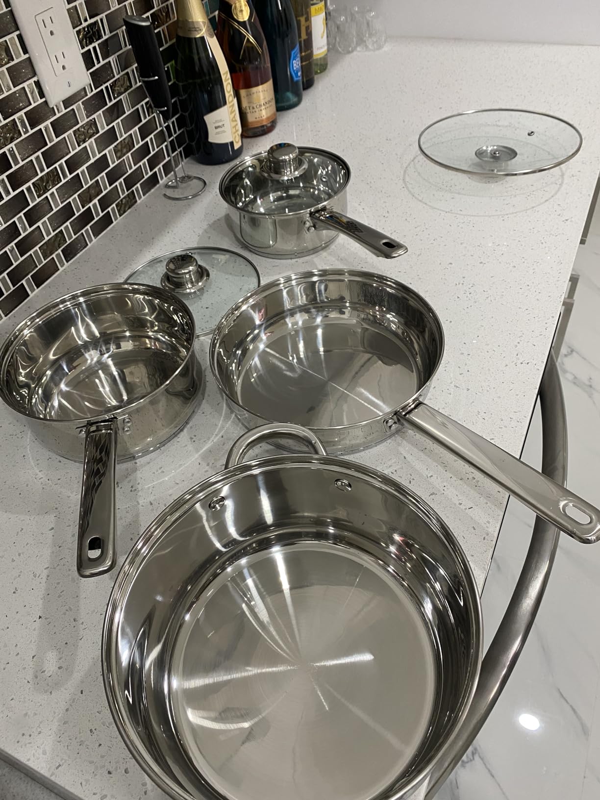 Concord Cookware 7-Piece Stainless Steel Cookware Set, includes Pots and Pans customer photo 1