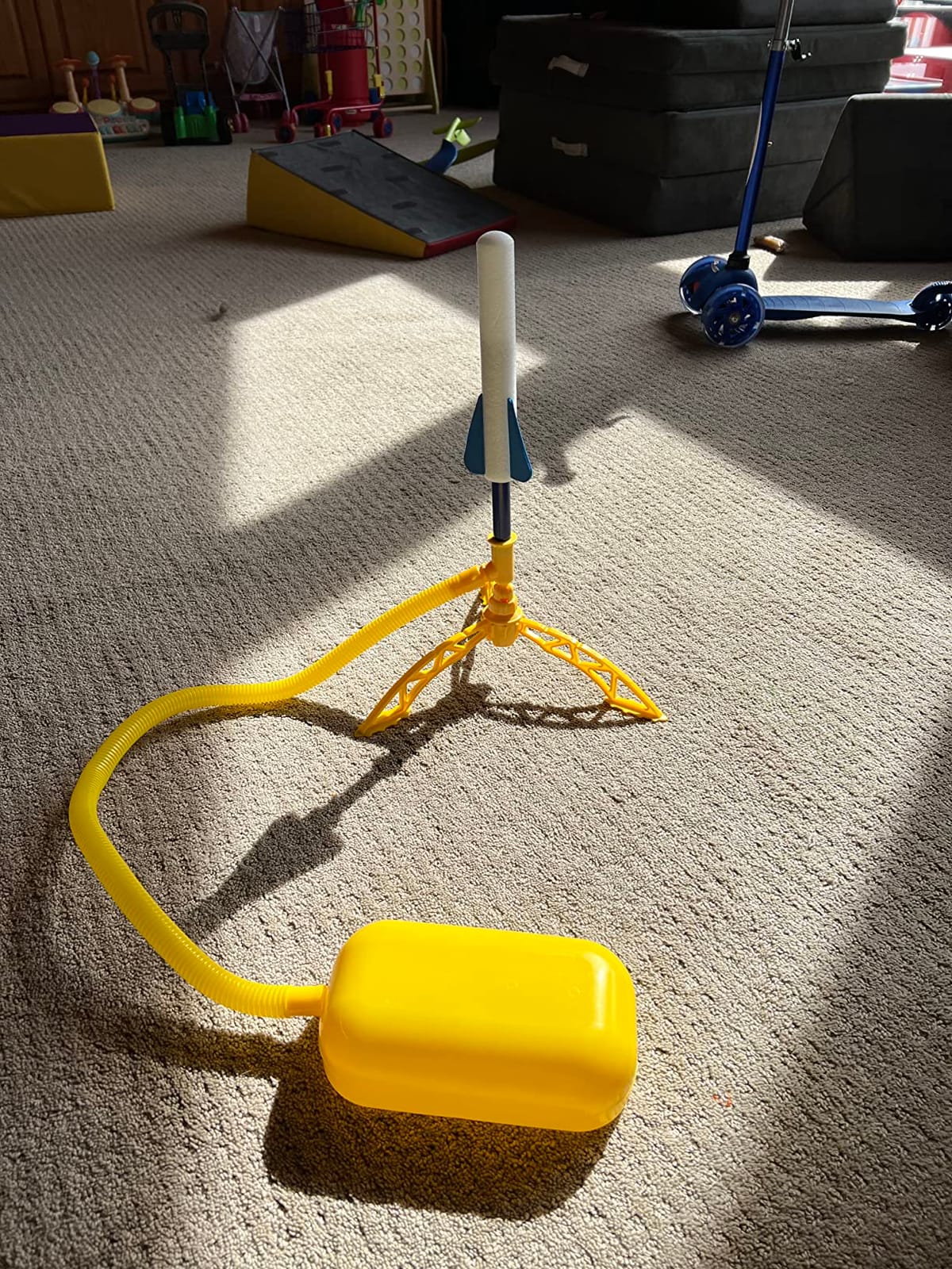 Stomp Rocket Jr Multi-Color Rocket Launcher for Kids, 8 Rockets customer photo 2