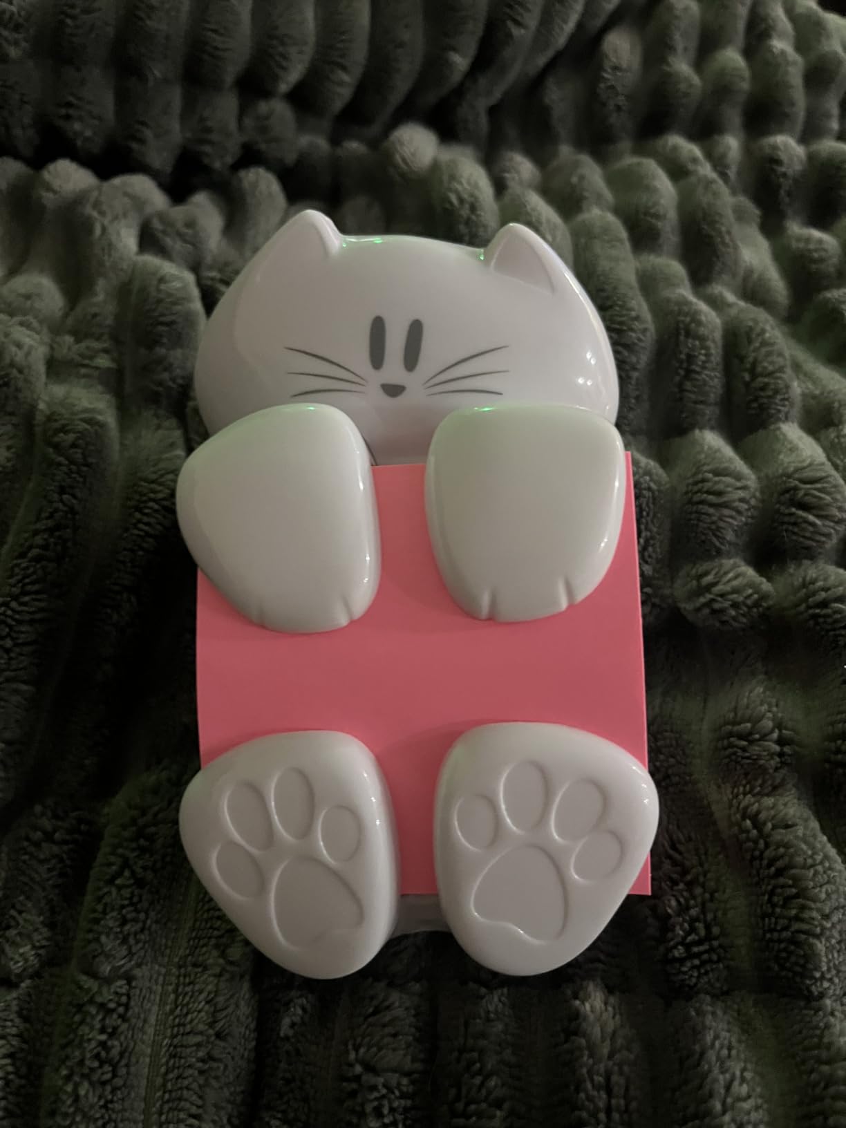 Post-it Note Dispenser, White Cat Design, 1 Dispenser, 1 Pad, 45 Sheets customer photo 2