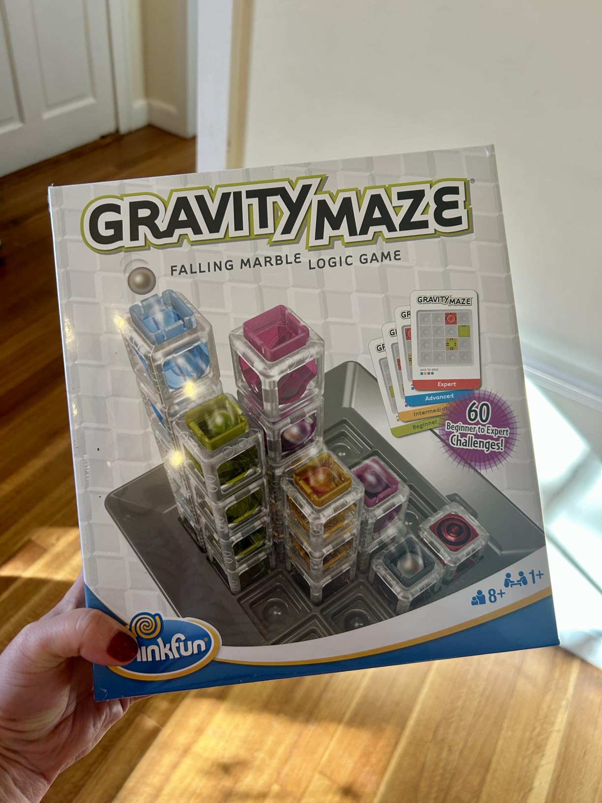 ThinkFun Gravity Maze - Falling Marble Logic Game - Challenging STEM Toy for Kids 8-12 - Gravity Marble Maze - Brain-Building Fun - Educational Gift - Boosts Critical Thinking & Problem Solving customer photo 1