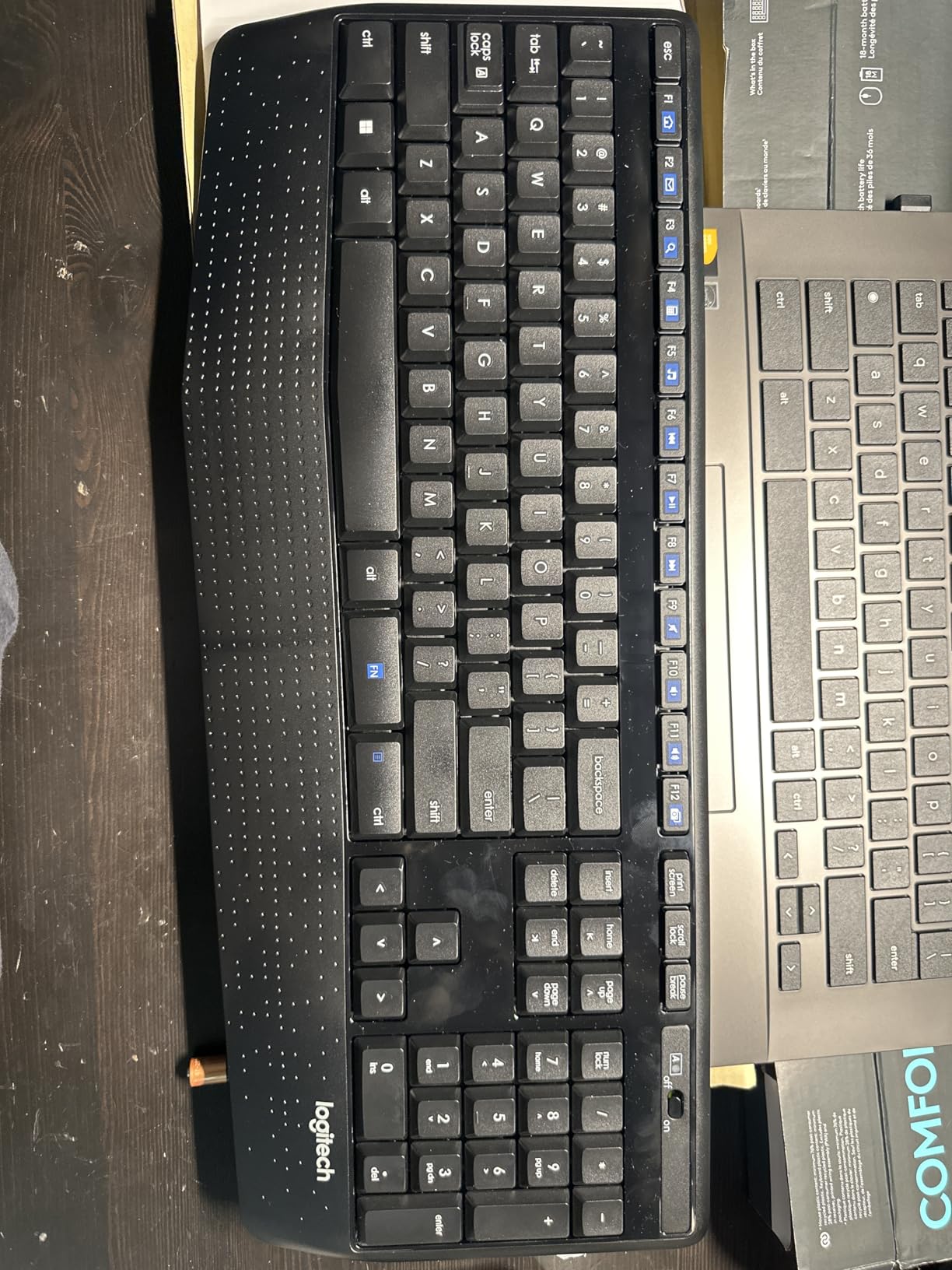 Logitech MK345 Full Size Wireless Keyboard and Mouse Combo - Black customer photo 2