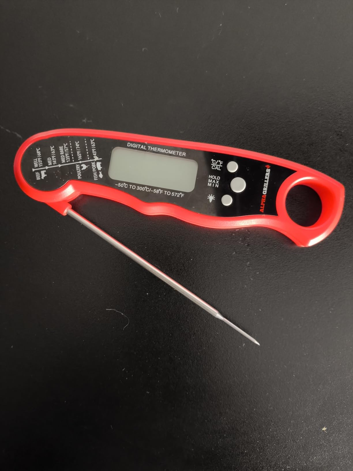 Alpha Grillers Instant Read Meat Thermometer Digital, Cooking, Food, Grill customer photo 1