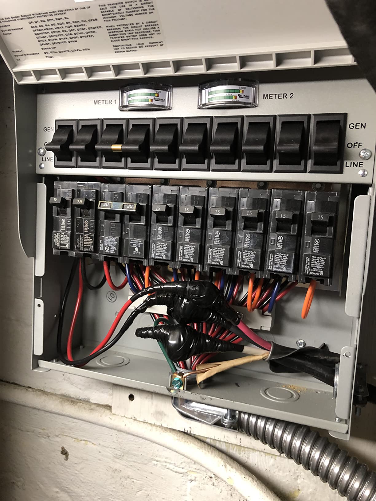 A510C Pro/Tran2 50-Amp 10-Circuit 2 Manual Transfer Switch customer photo 1