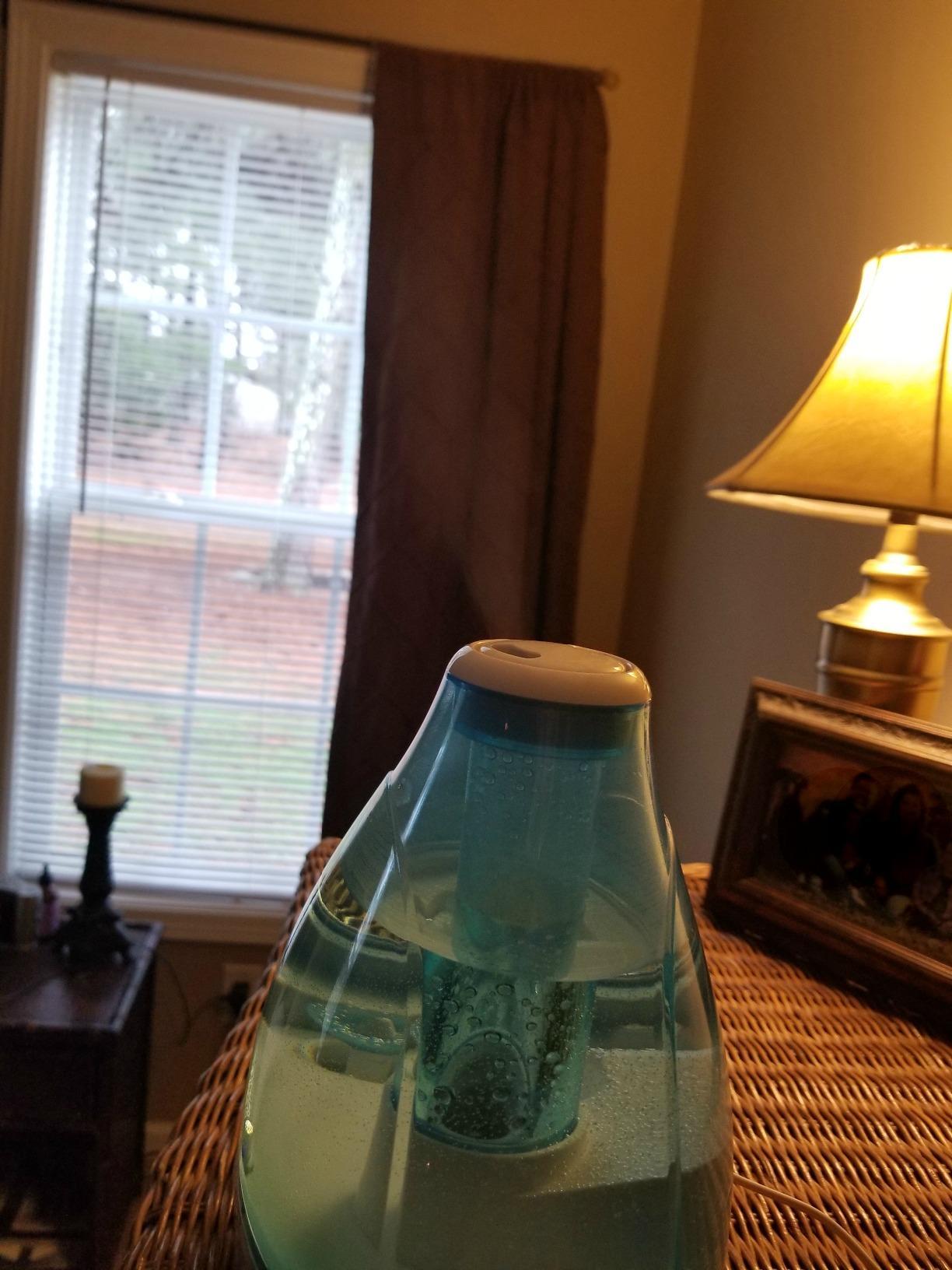Pure Enrichment MistAire Ultrasonic Cool Mist Humidifier - Quiet Air Humidifier for Bedroom, Nursery, Office, & Indoor Plants - Lasts Up To 25 Hours customer photo 2