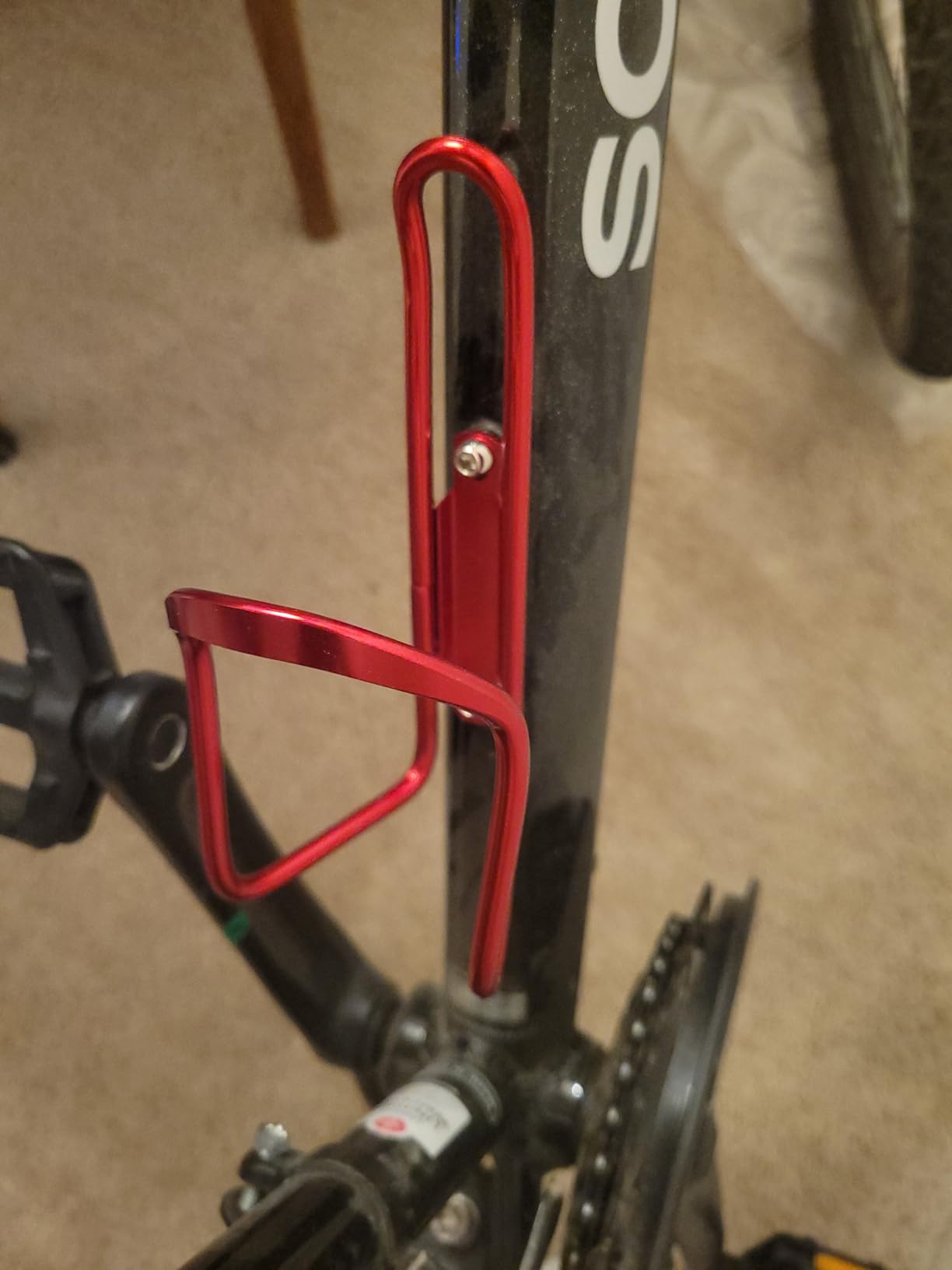 Aluminum Alloy Biking Bicycle Water Bottle Cage Holder, Cycling Bike Water customer photo 1