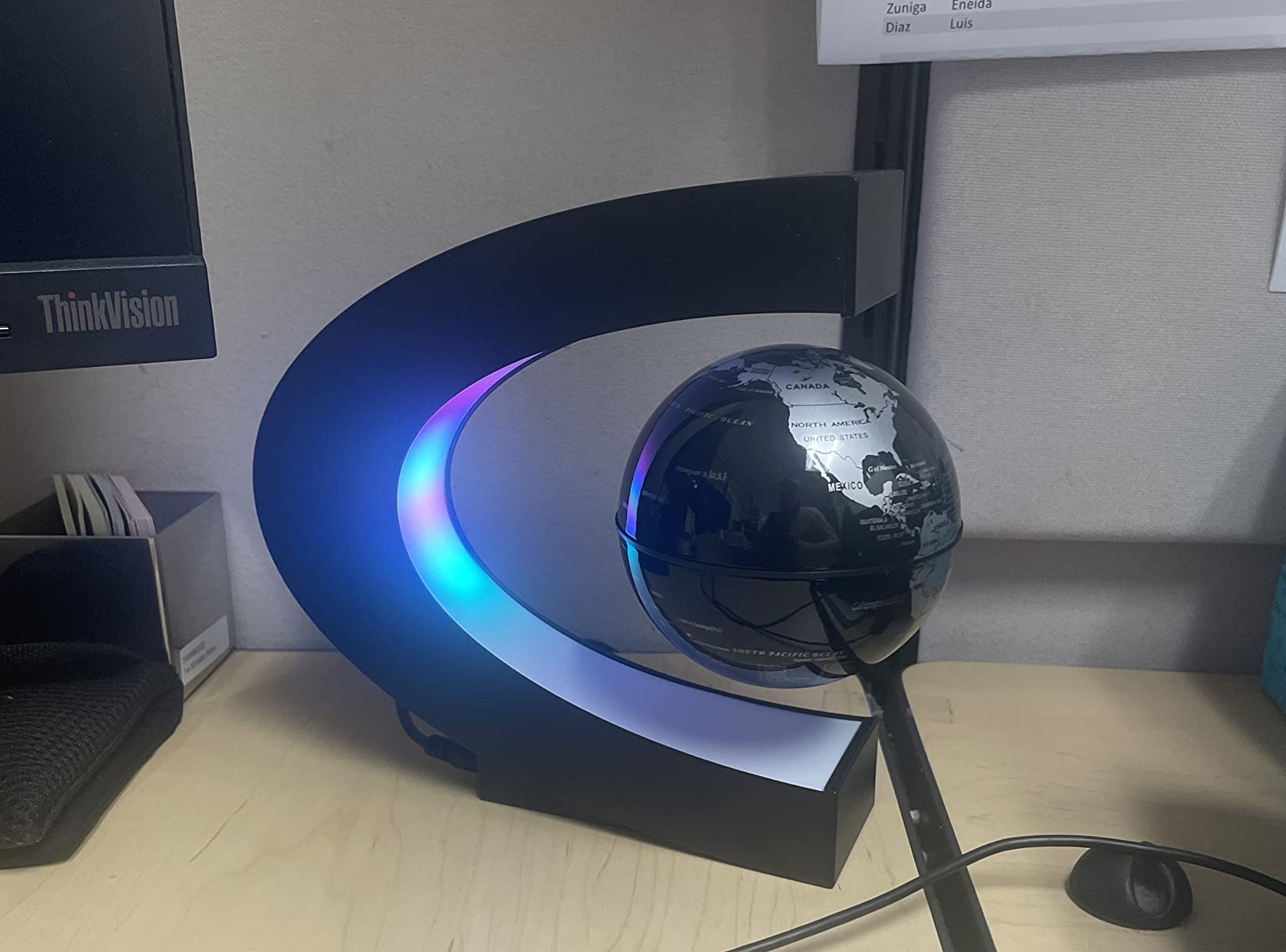 Magnetic Levitating Globe with LED Light | Cool Tech Gift for Men Father customer photo 2