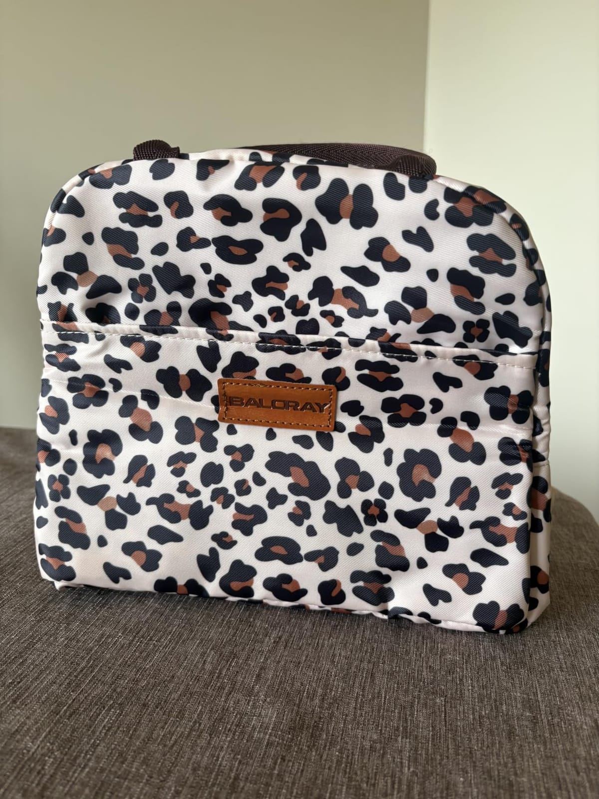 BALORAY Lunch Bag for Women Men Adult Lunch Box (Black White Stripes), M customer photo 1