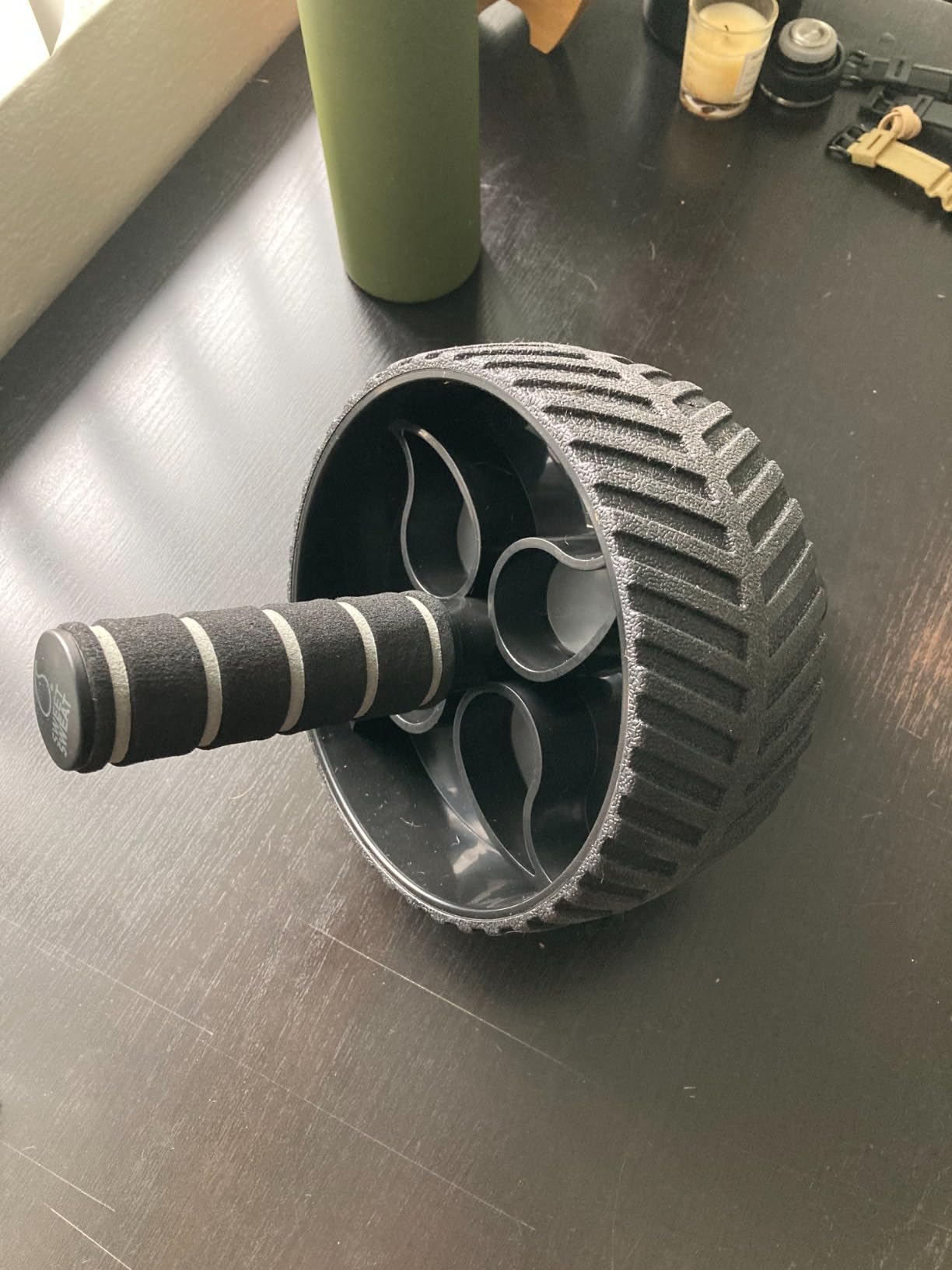 Sports Research® Ab Wheel Roller for Core Strength Training | Sturdy 3
