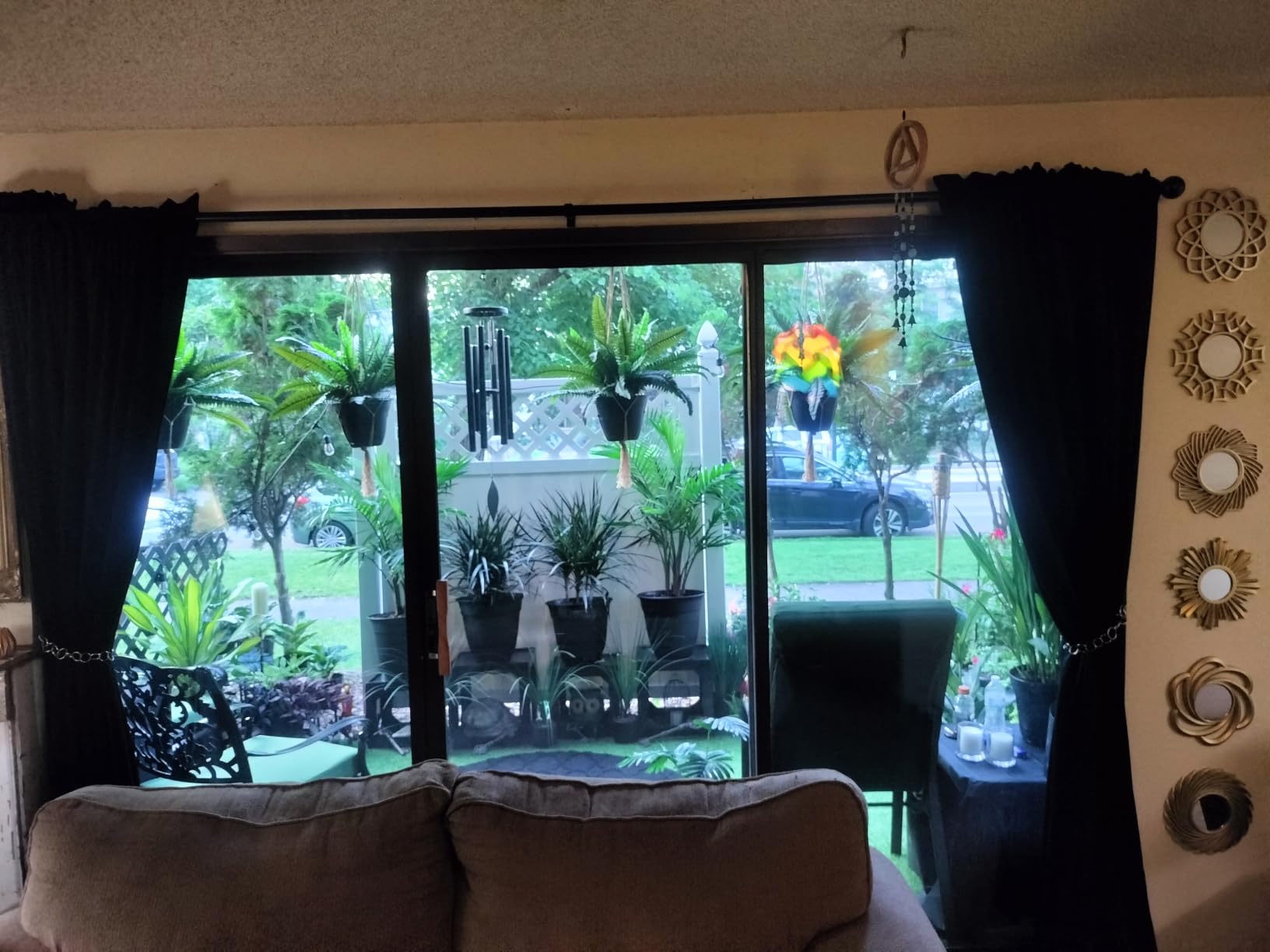 NICETOWN Black Velvet Blackout Curtains 96 inch Long 2 Panels customer photo 2