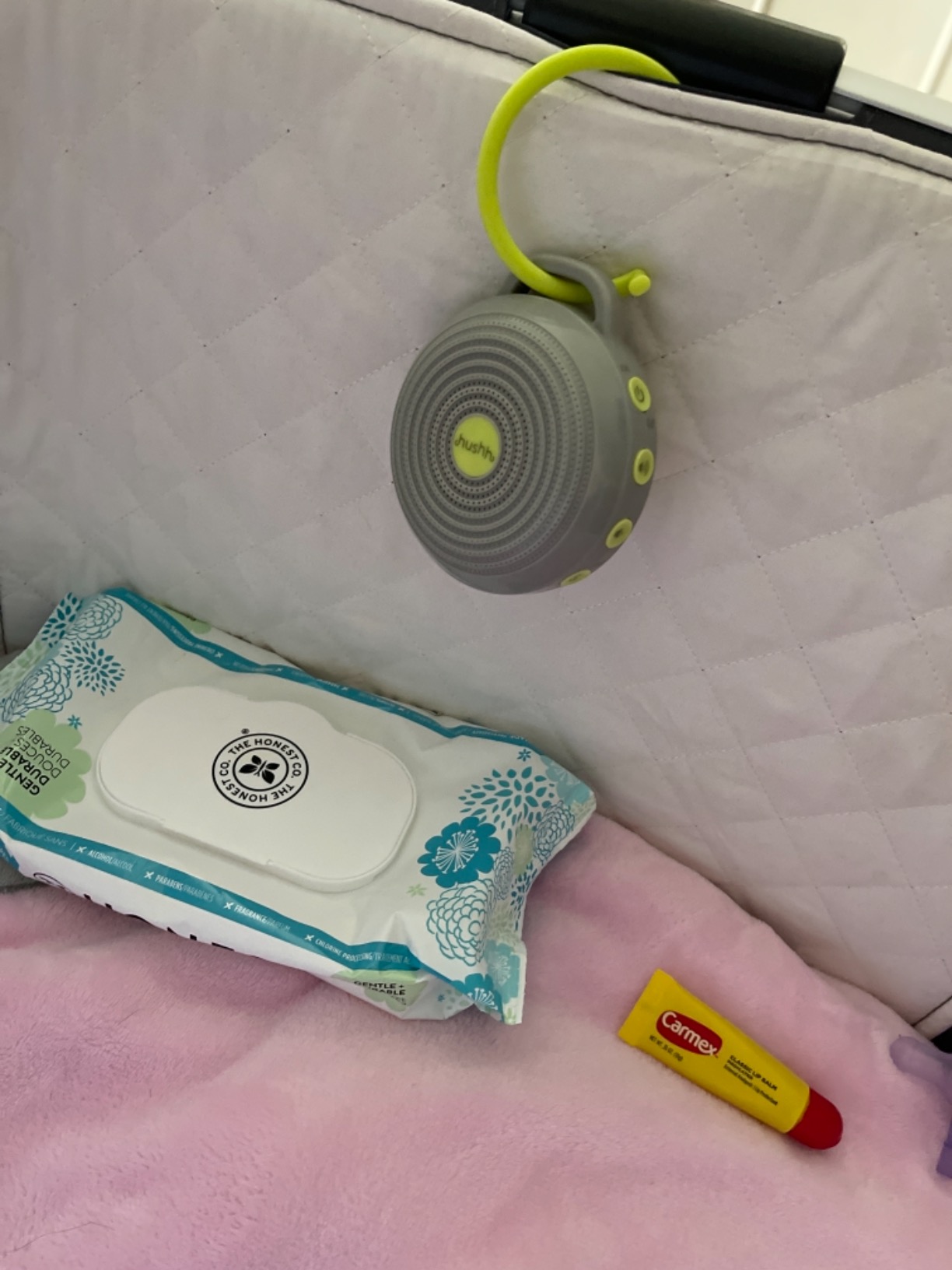Yogasleep Hushh Portable White Noise Sound Machine for Baby, 3 Soothing Natural Sounds with Volume Control, Compact Size, Noise Canceling for Sleep Aid, Office Privacy, & Meditation, Registry Gift customer photo 2