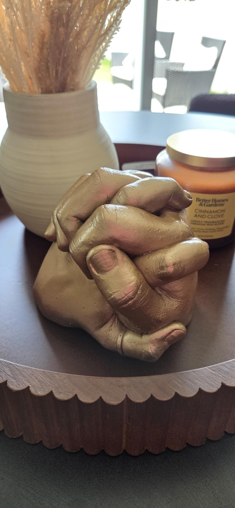 Luna Bean Hand Casting Kit – Couples, Anniversary, Wedding, Hand Mold customer photo 1