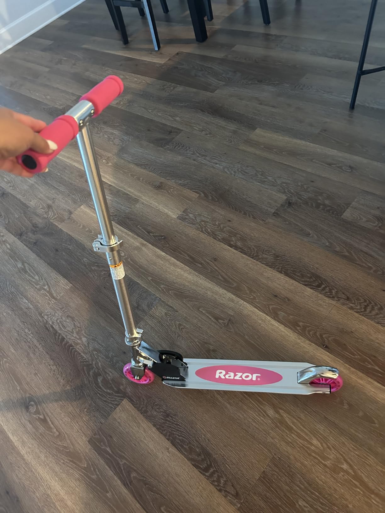 Razor A Kick Scooter for Kids - Lightweight, Foldable, Aluminum Frame, and Adjustable Handlebars customer photo 1