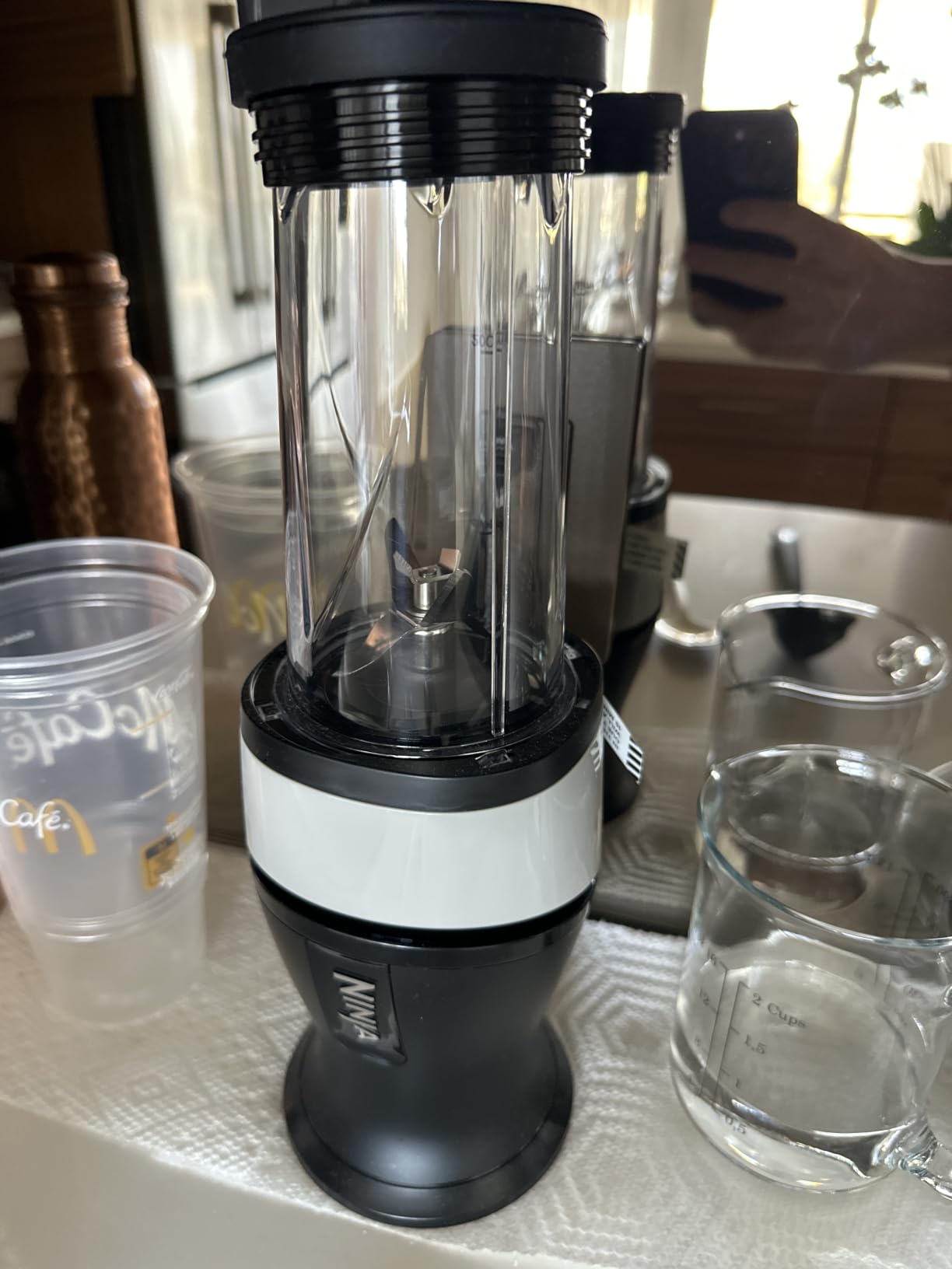 Ninja Fit Compact Personal Blender, 700W, (2) 16oz Cups, QB3001SS customer photo 1