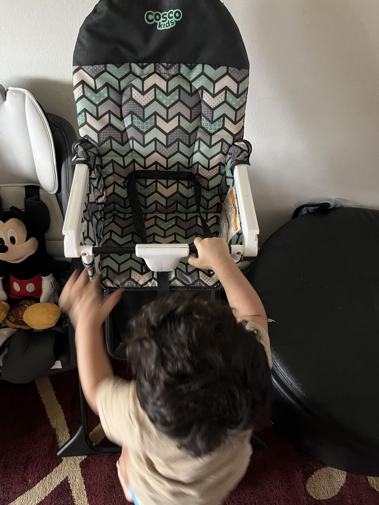 Cosco Kids Simple Fold Highchair for Baby, Simple Foldable High Chair, Convenient, Lightweight, and Compact Design, Comet customer photo 1