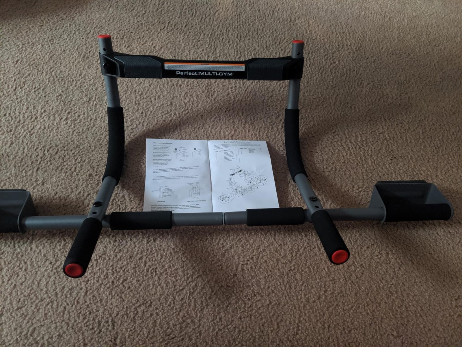 Perfect Fitness Multi-Gym Doorway Pull Up Bar and Portable Gym System customer photo 1
