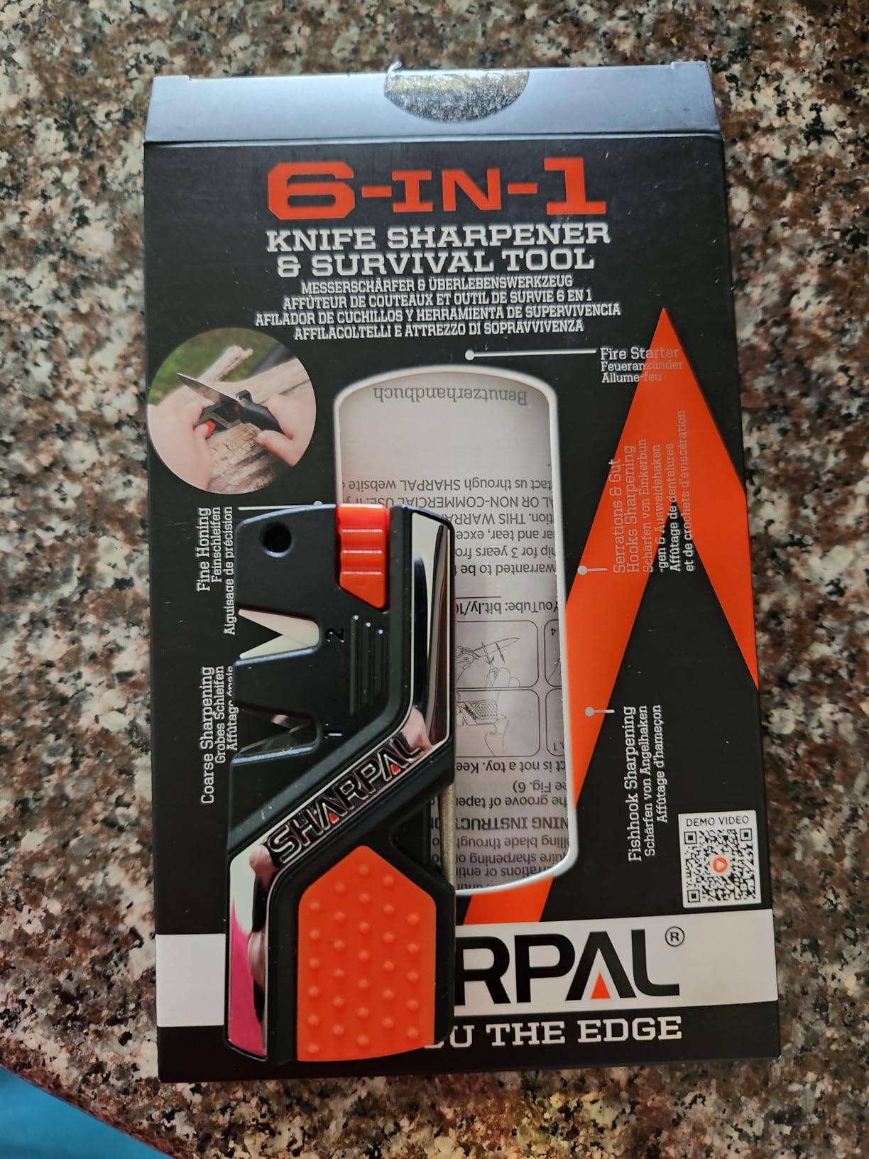 SHARPAL 101N 6-in-1 Pocket Knife Sharpener & Survival Tool customer photo 1