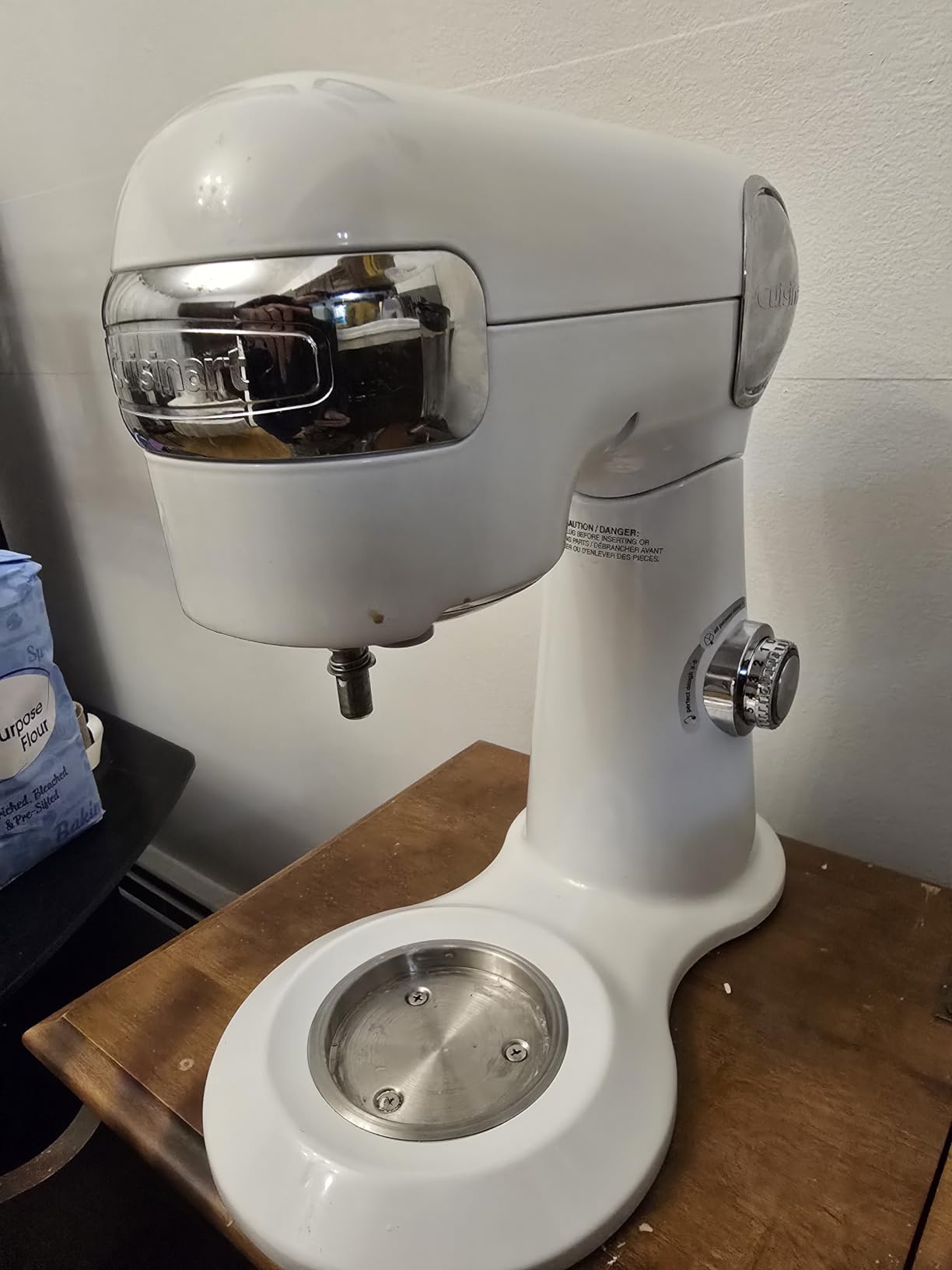 Cuisinart Stand Mixer, 12 Speed, 5.5 Quart Stainless Steel Bowl, Chef’s Whisk, Mixing Paddle, Dough Hook, Splash Guard w/ Pour Spout, Ruby Red, SM-50R, Manual customer photo 1