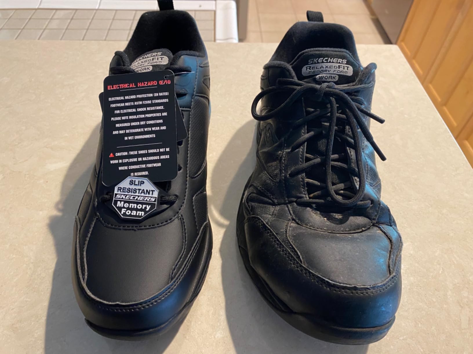 Skechers Men's Work Dighton Athletic Slip Resistant Food Service Shoe customer photo 1