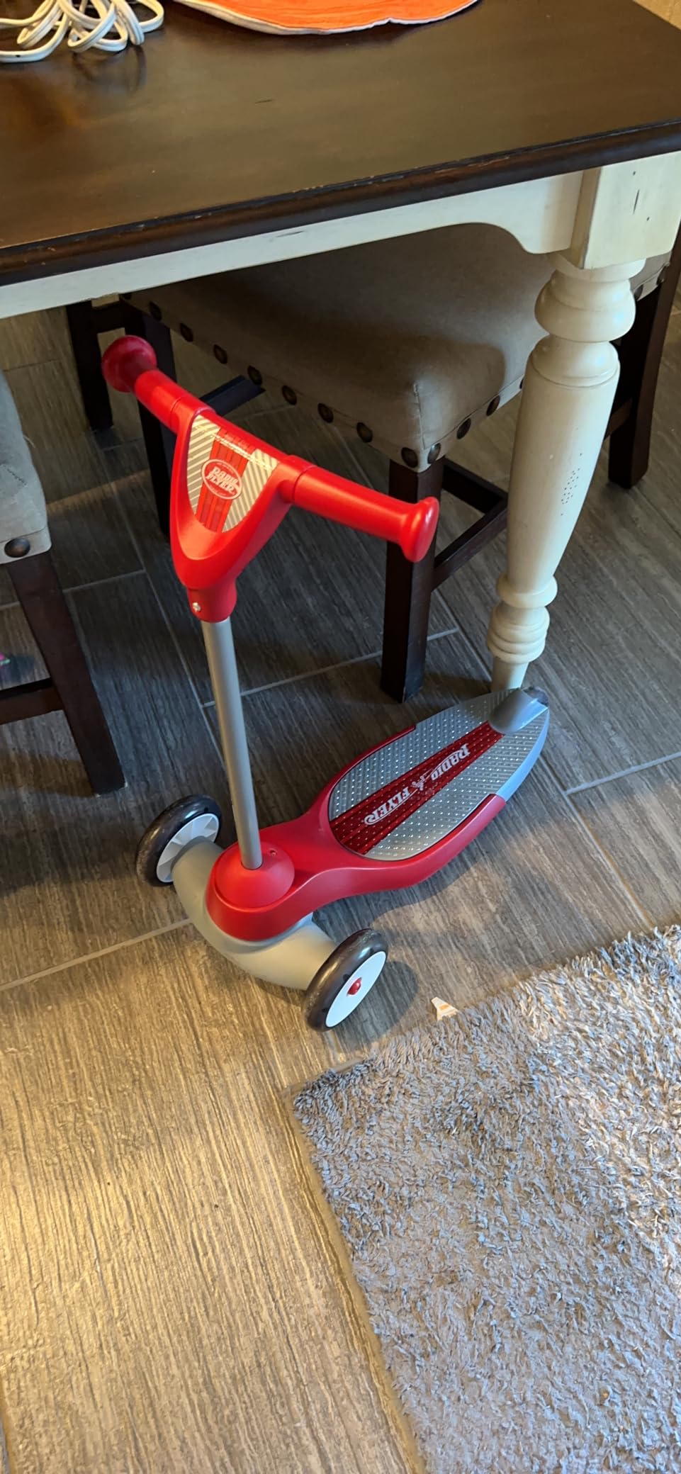 Radio Flyer My 1st Scooter, For Kids 2-5 Years Old, Red | Extra Wide Base for Balance, 2 Front Wheels for Added Stability, Easy to Use Foot Brake, (Amazon Exclusive) customer photo 2