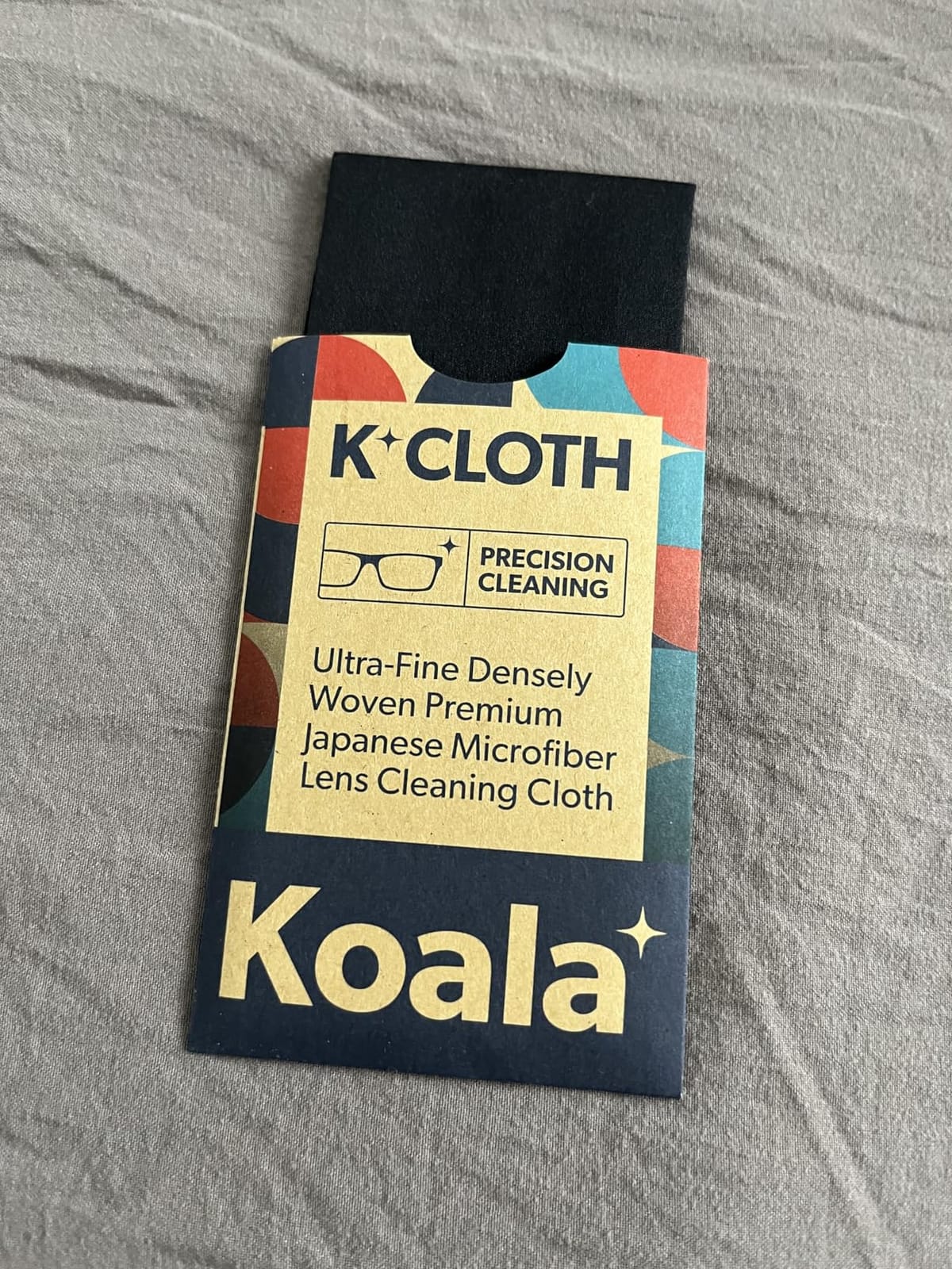 Koala Lens Cleaning Cloth | Japanese Microfiber | Black & Green (Pack of 6) customer photo 2