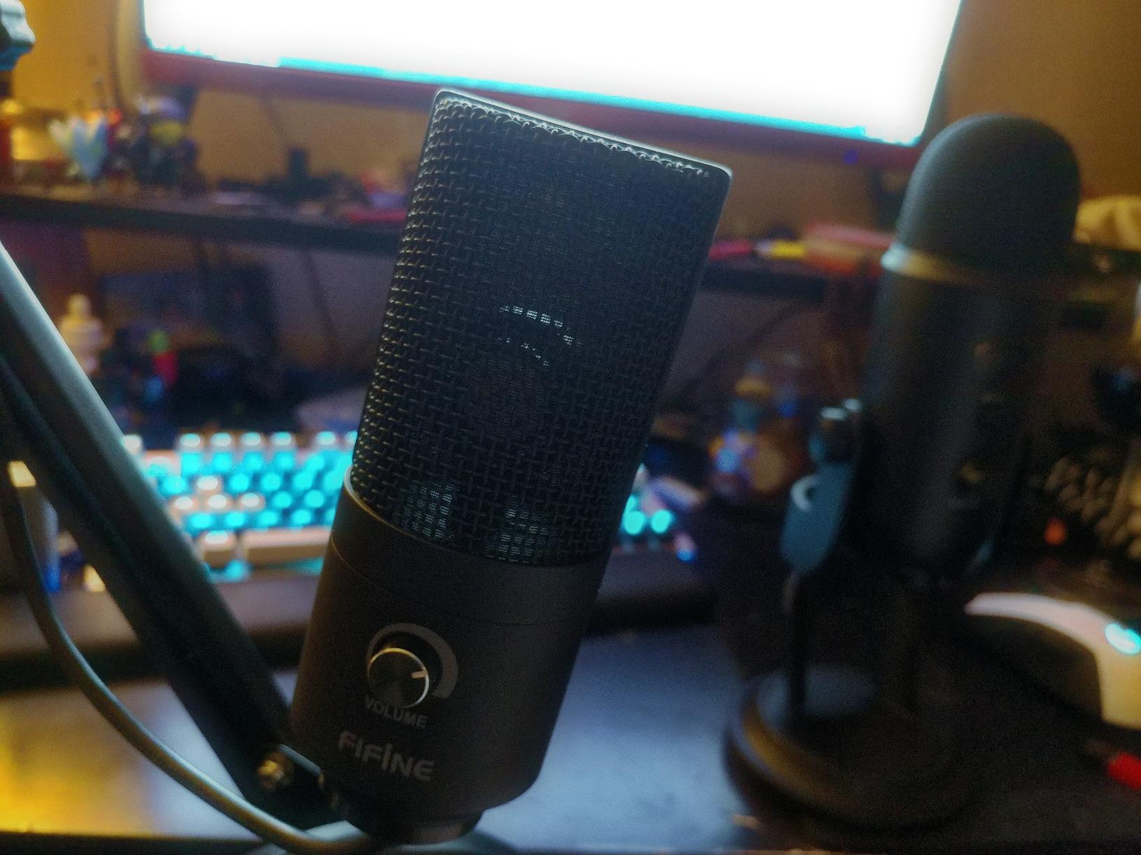 FIFINE K669B USB Microphone, Condenser Recording Mic for Vocals, Meeting customer photo 1