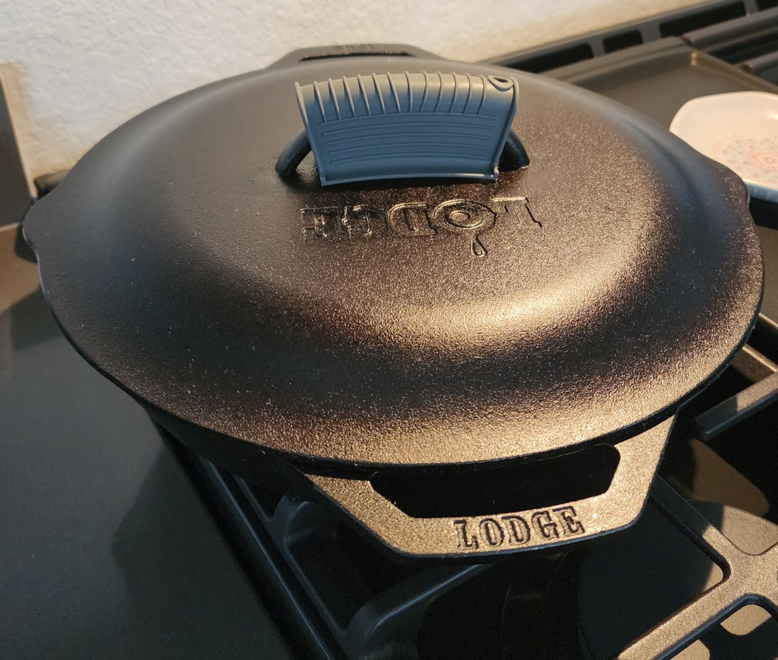 Lodge Pre-Seasoned Cast Iron Dual Handle Pan, PFAS-Free, 12 Inches | Cast Iron Dual Handle Pan, Oven & Stovetop Safe, Non-Toxic, Induction Compatible, Made in USA, Naturally Nonstick customer photo 1