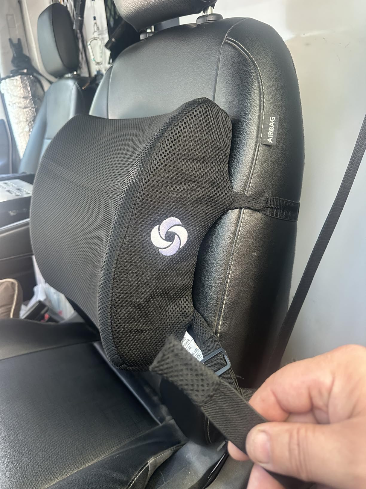 Samsonite Lumbar Support Pillow for Office Chair, Lower Back Support for Car, Back Pillow Desk Chair Cushion with Memory Foam, Improved Posture Backrest customer photo 2