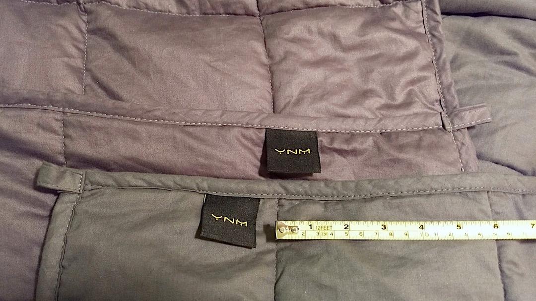 YnM 15lbs Weighted Blanket for Adults, 48x72 Inches, Dark Grey customer photo 2