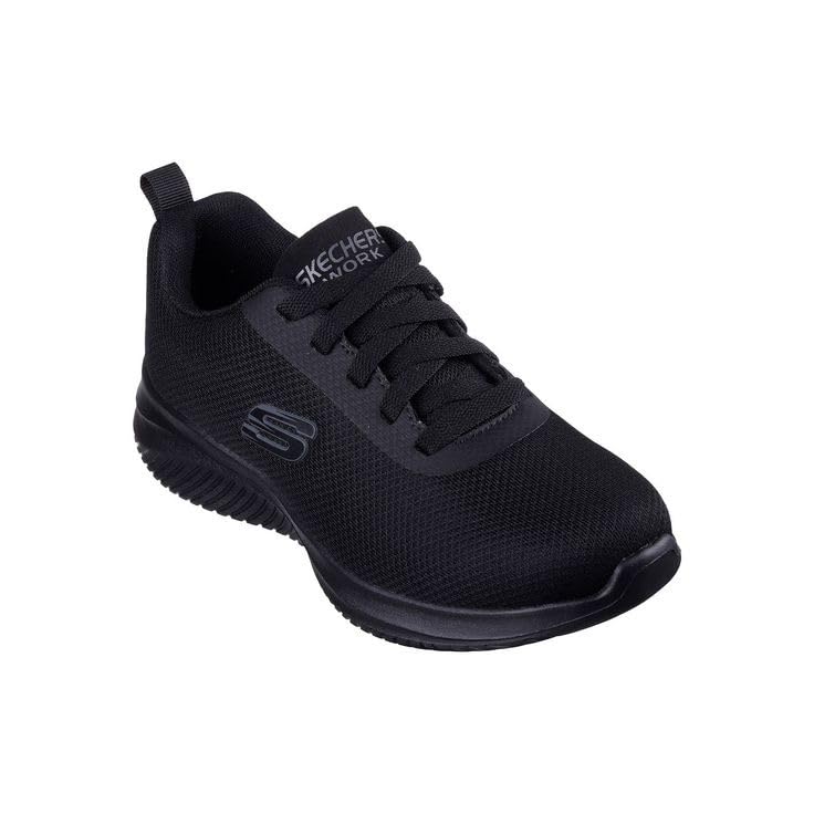 Skechers Women's Squad Slip On | Work, Electrical Hazard, Memory Foam, 3M Scotchgard, Relaxed Fit customer photo 2