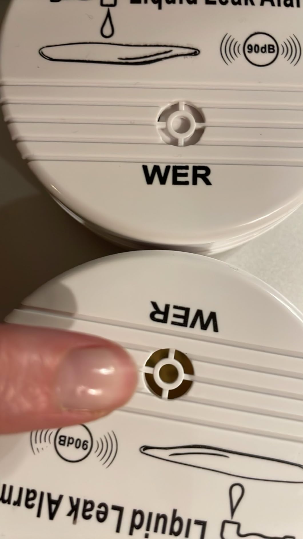 WER 90dB High-Sensitivity Water Leak Alarm, Liquid Overflow Detector Sensor customer photo 2