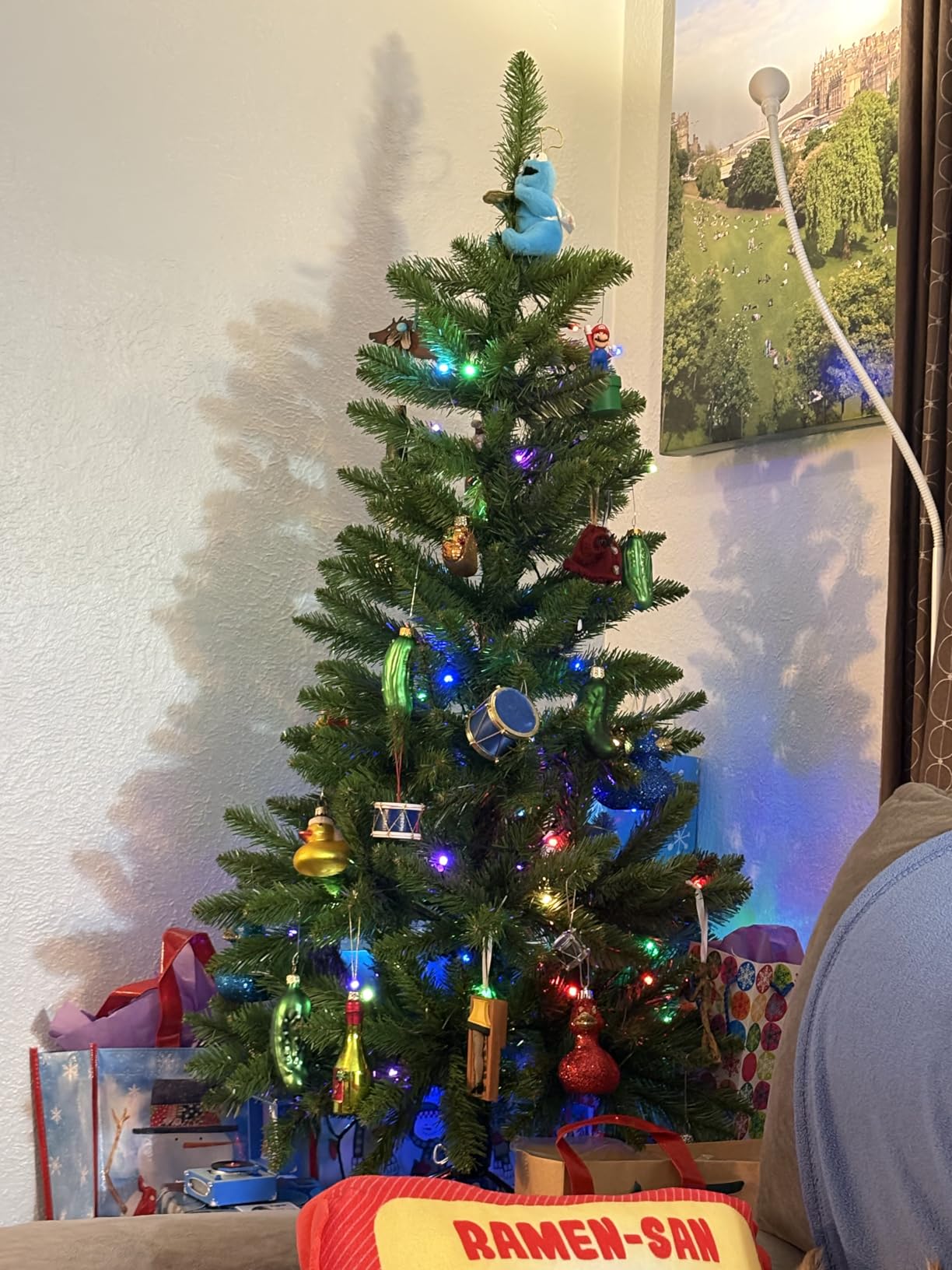 National Tree Company 4ft Unlit Kingswood Fir Mini Slim Christmas Tree | 269 Tips, Includes Stand, Artificial, Green customer photo 1