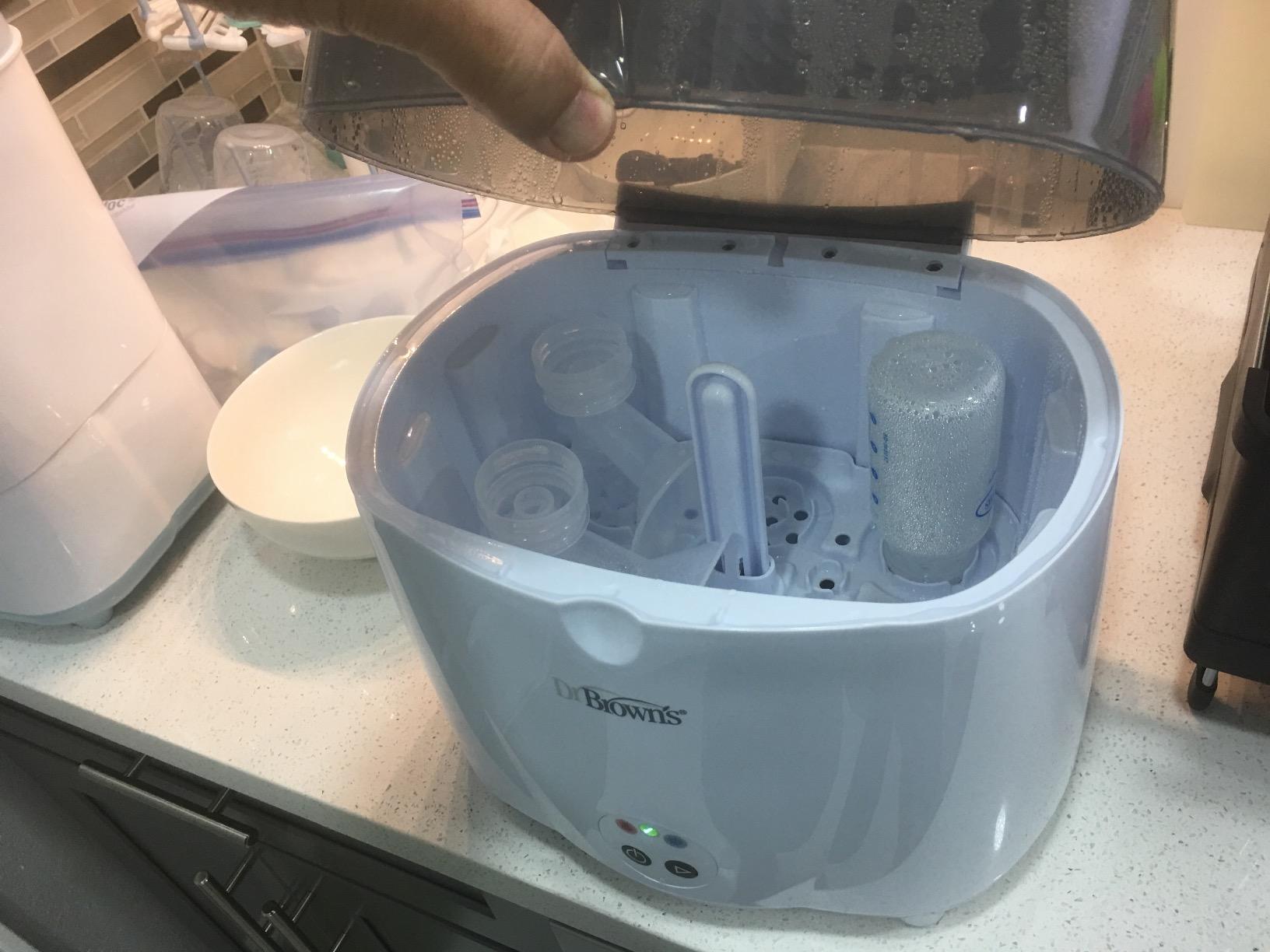 Papablic Baby Bottle Sterilizer and Dryer Pro, 10 Bottles Large Capacity customer photo 2