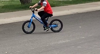 Strider 14x Classic Balance Bike for Kids Ages 3–6 Years, Awesome Blue customer photo 2