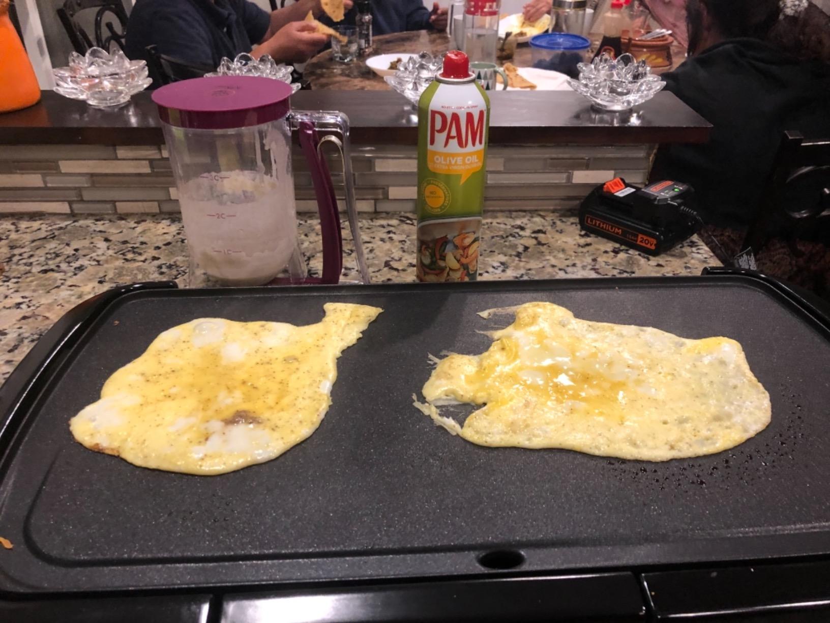 BLACK+DECKER 8-Serving Electric Griddle with Warming Tray customer photo 2
