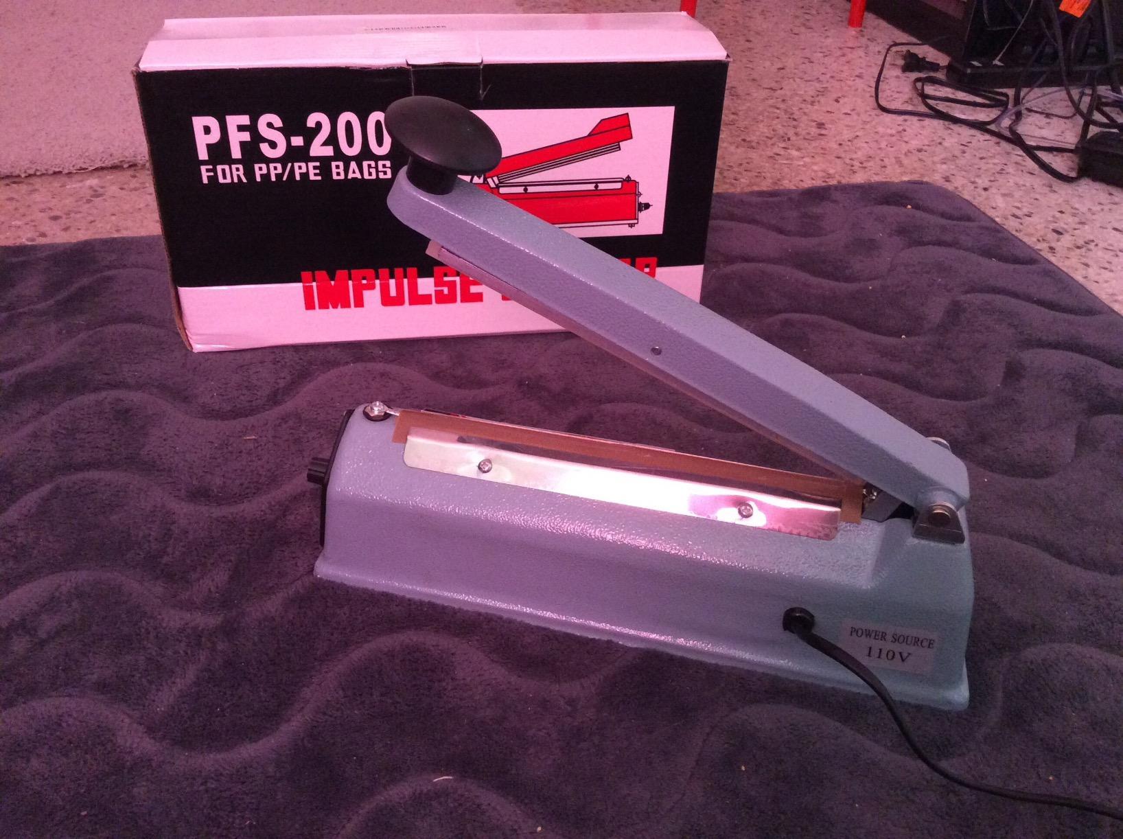 Flexzion Impulse Sealer for Plastic Bags, 8 Inch, 300W, Adjustable Timer customer photo 2
