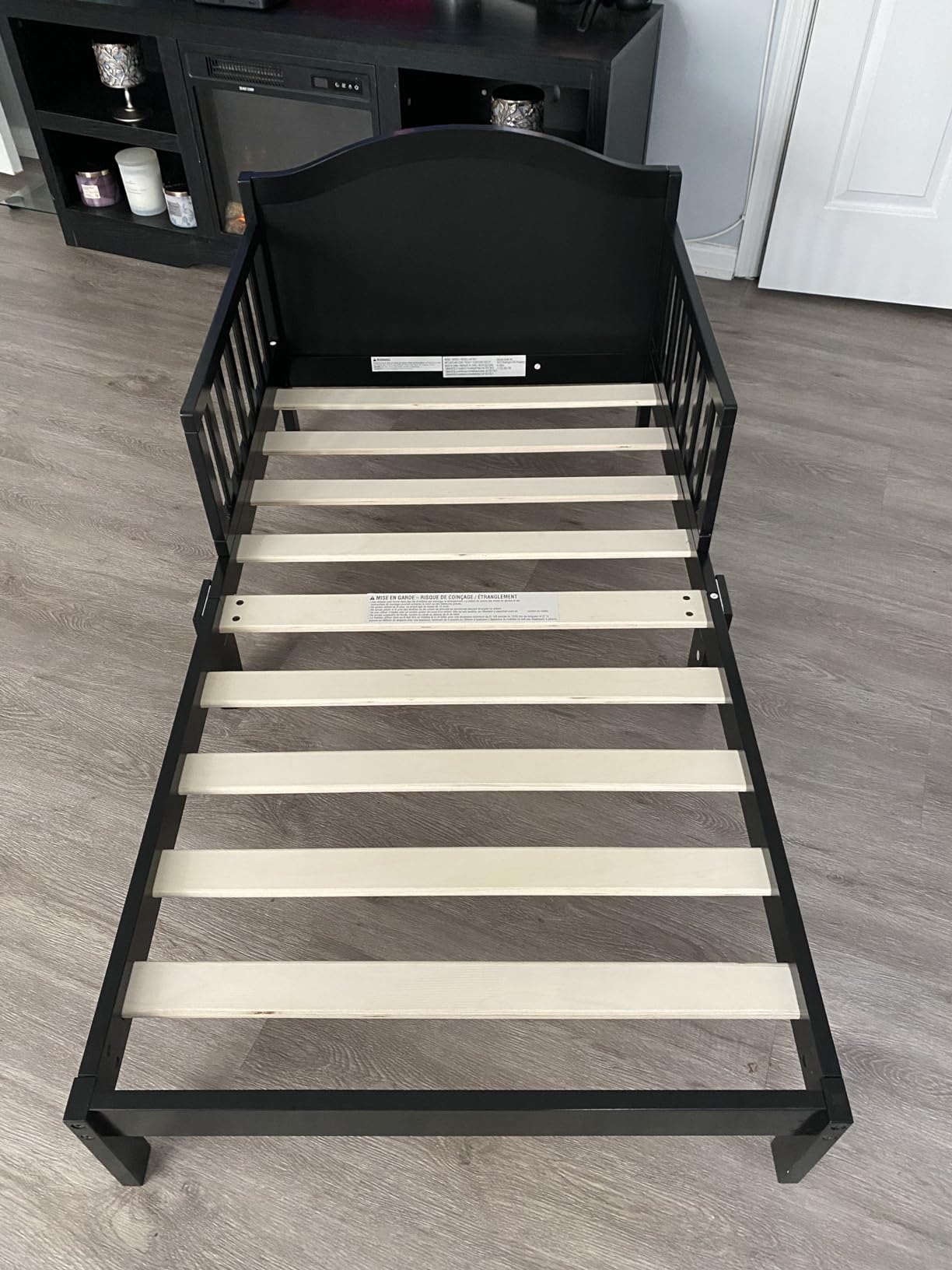 Dream On Me Sydney Toddler Bed in Steel Grey, Greenguard Gold Certified customer photo 1