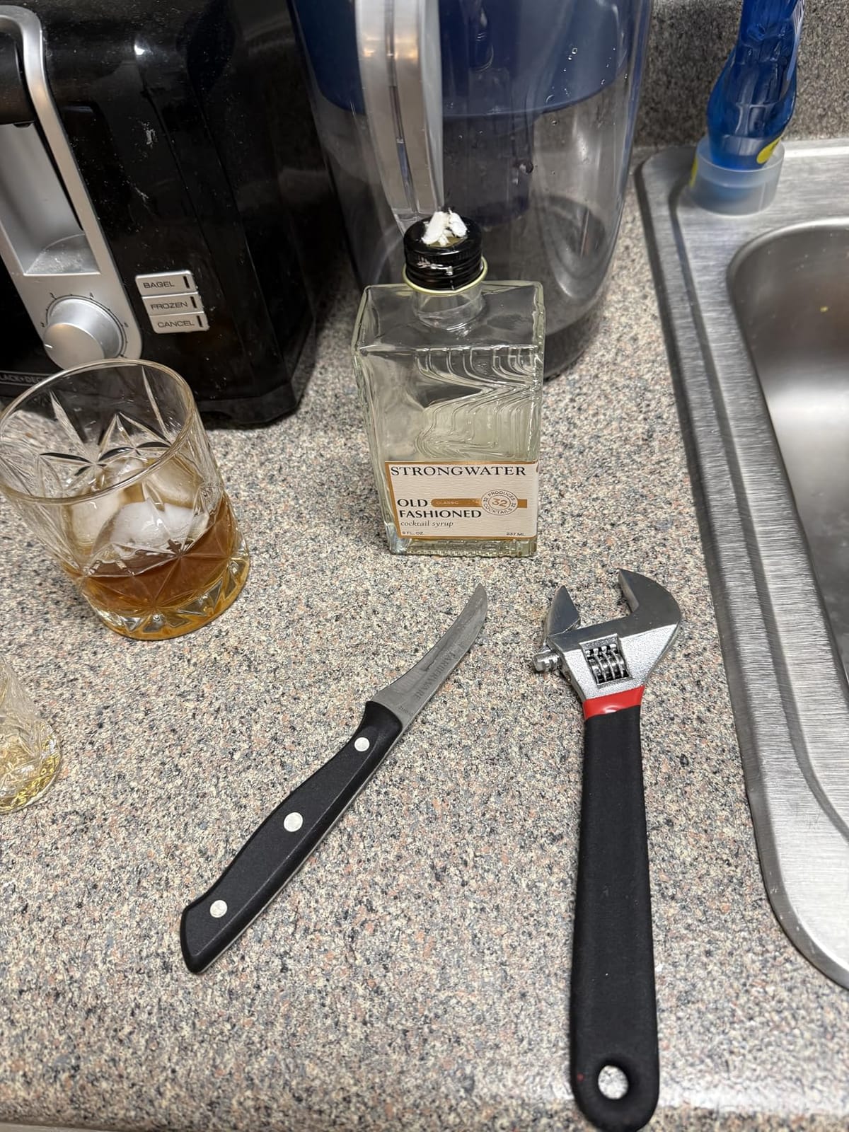 Strongwater Old Fashioned Mix - 1pk, 32 Cocktails - Just Add Bourbon customer photo 1