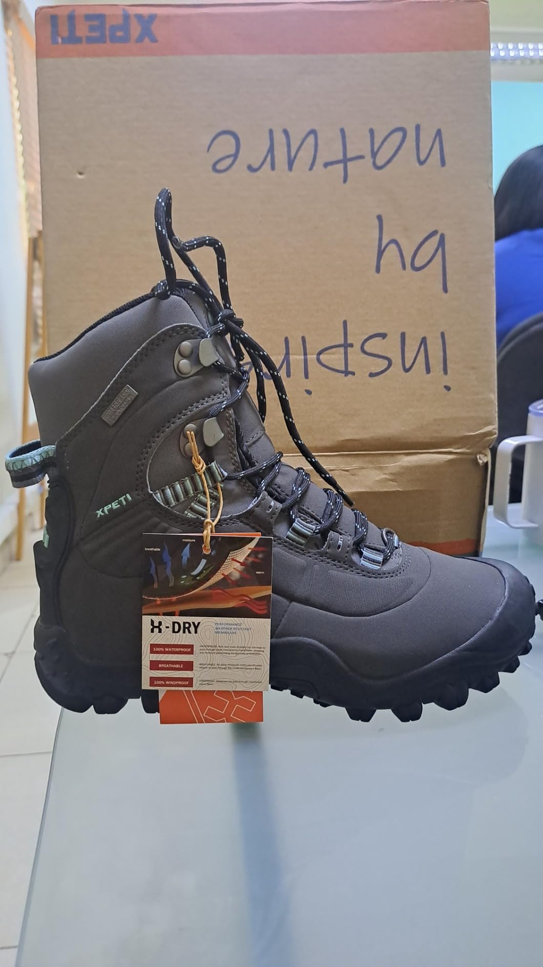 XPETI Women's Thermator Mid High-Top Waterproof Outdoor Hiking Boot customer photo 2