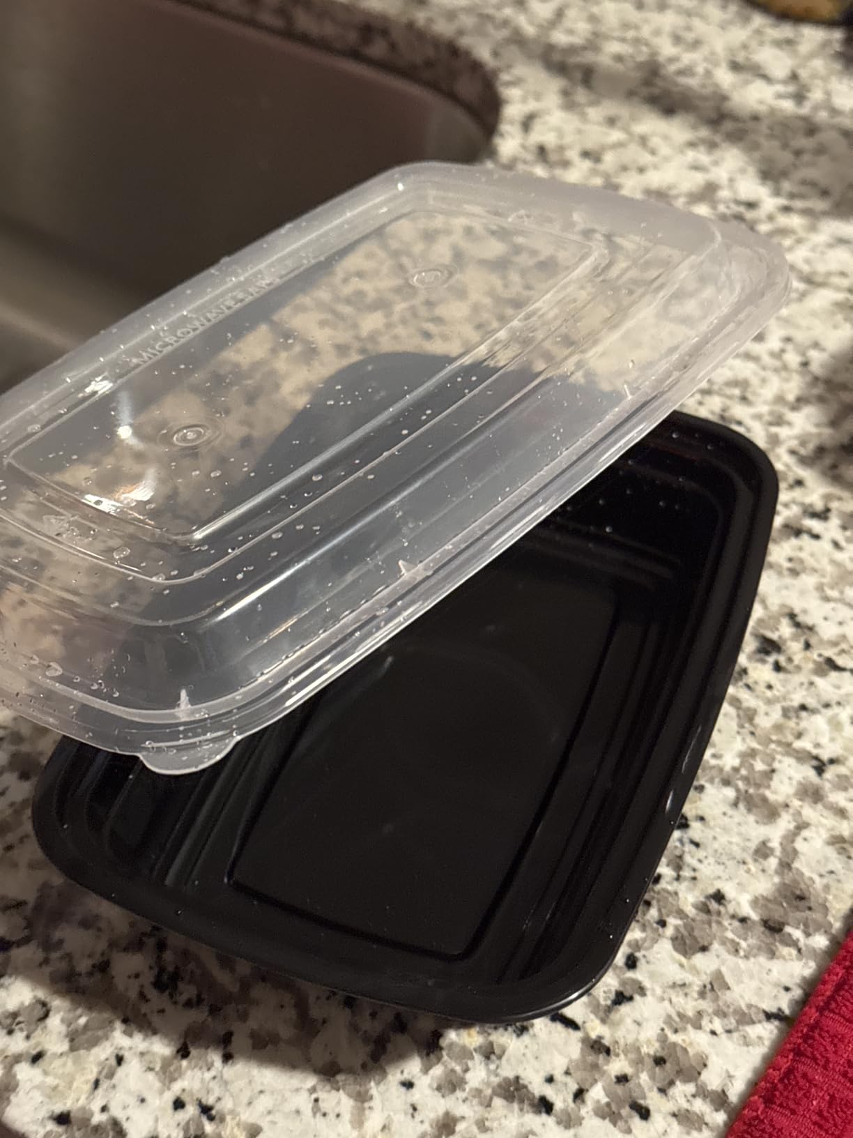 50-Pack Reusable Meal Prep Containers Microwave Safe Food Storage Containers with Lids, 28 oz - 1 Compartment Take Out Disposable Plastic Bento Lunch Box To Go, BPA Free - Dishwasher & Freezer Safe customer photo 1