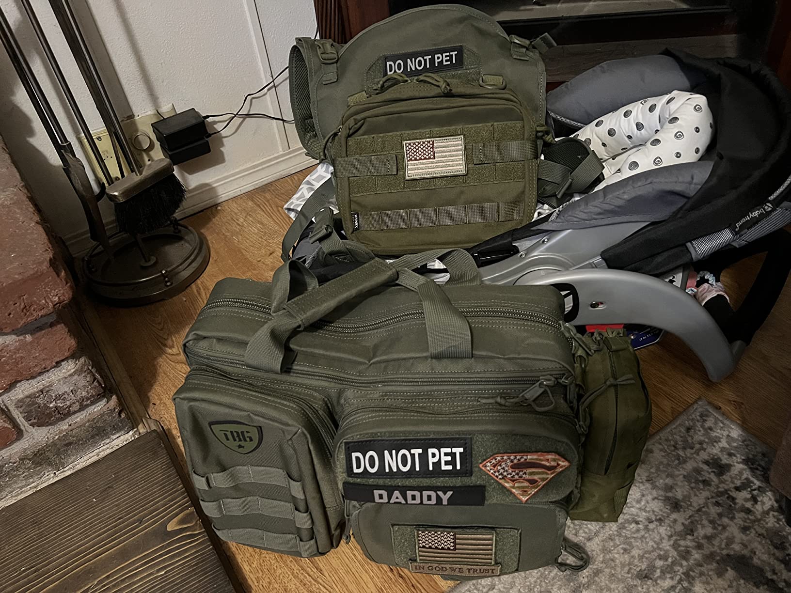 Tactical Baby Gear Tactical Baby Carrier for Dads - Black Camo customer photo 2