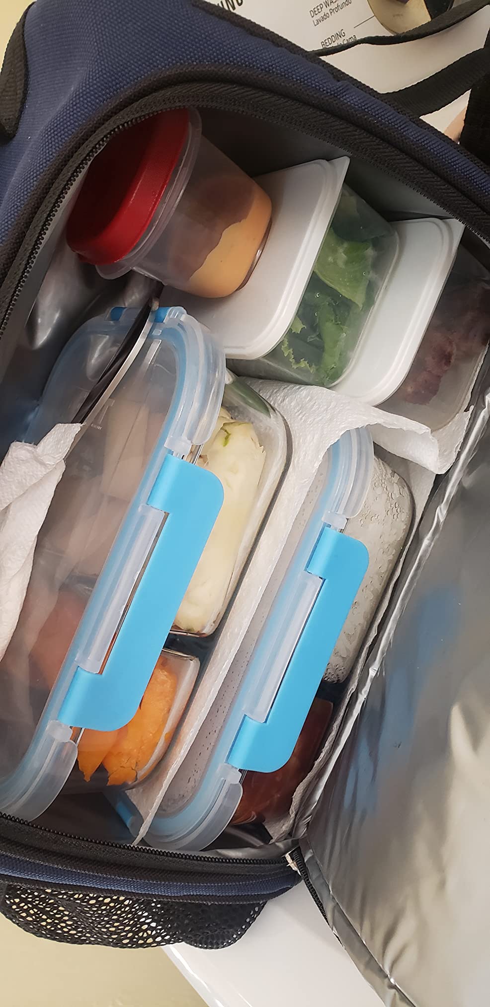 Glass Meal Prep Containers 1 & 2 & 3 Compartments, Airtight, 35 oz, 3 Pack customer photo 1